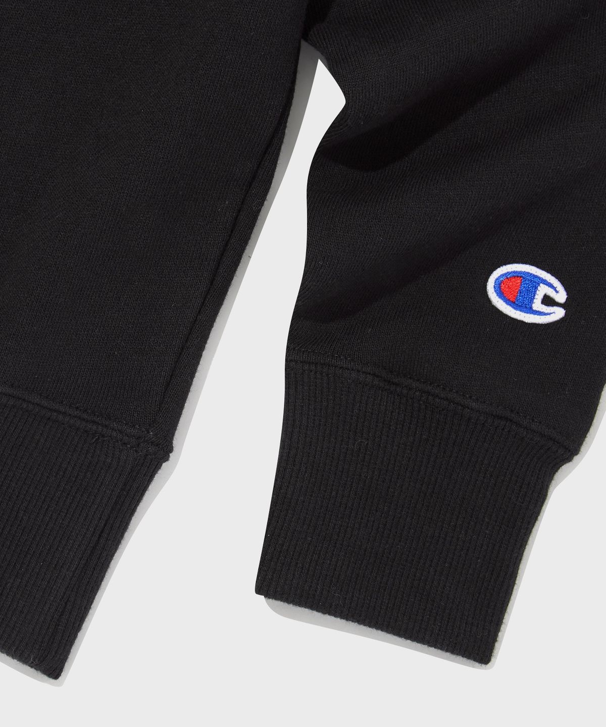 챔피온 키즈(CHAMPION KIDS) 키즈 C로고 프렌치테리 크루넥 스웨트셔츠 Black