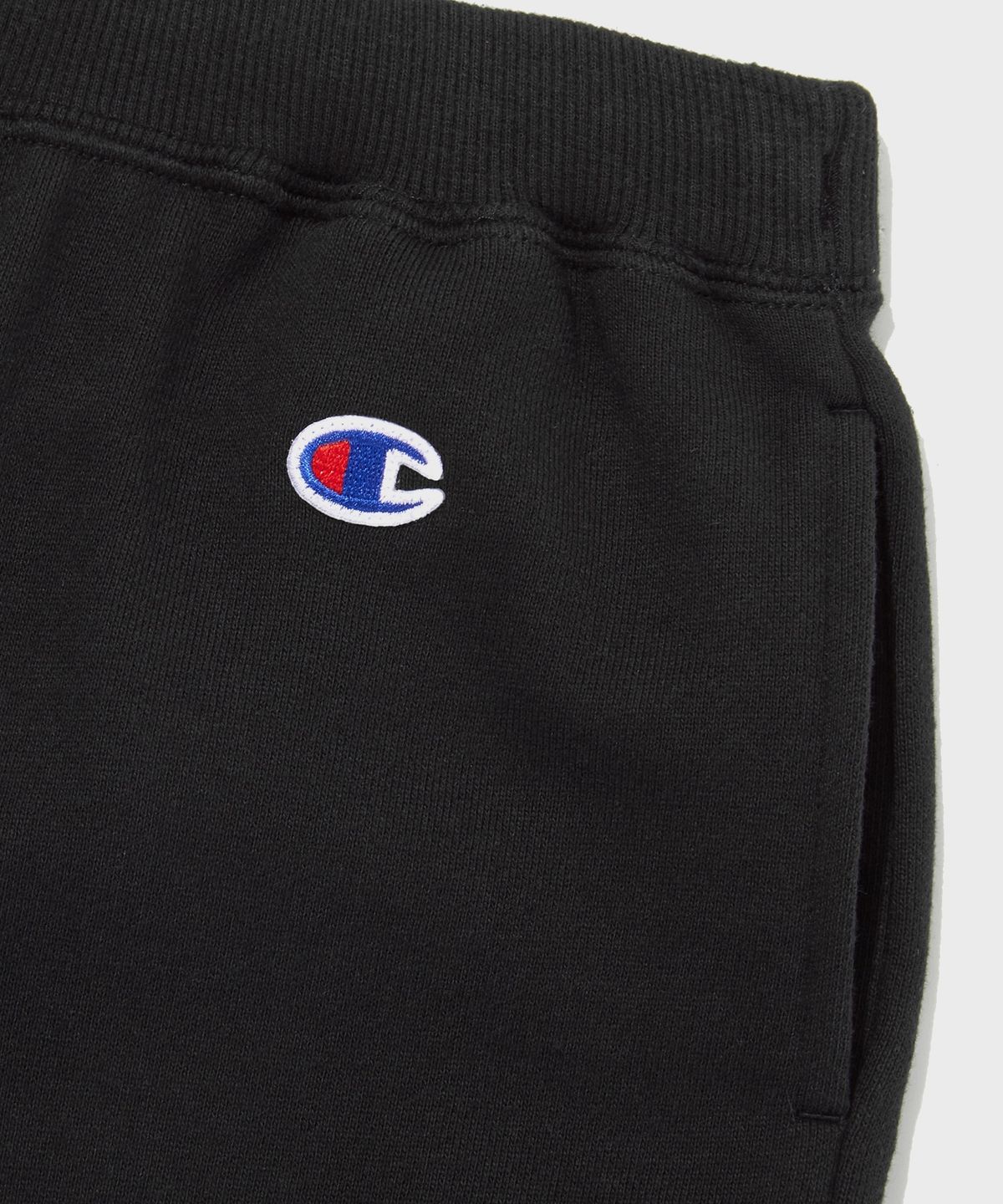 챔피온 키즈(CHAMPION KIDS) 키즈 C로고 프렌치테리 조거팬츠 Black