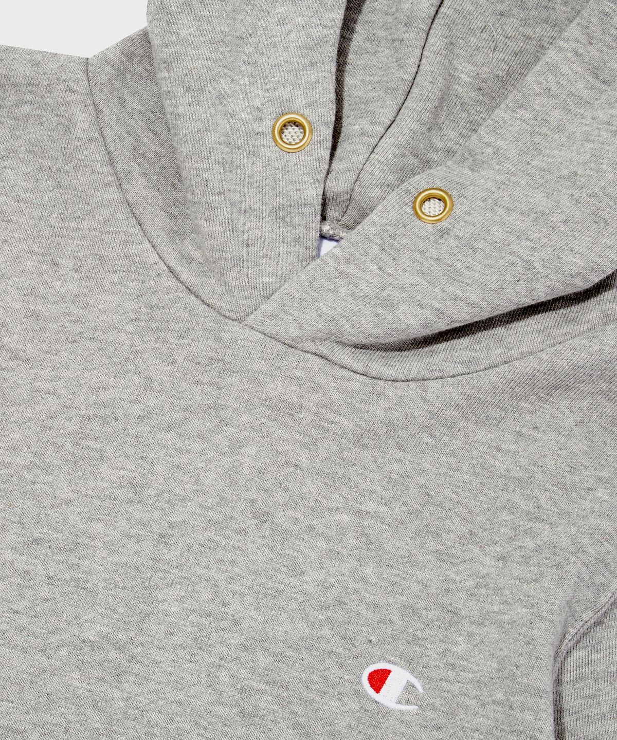 챔피온 키즈(CHAMPION KIDS) 키즈 C로고 프렌치테리 후드 티셔츠 Normal Grey