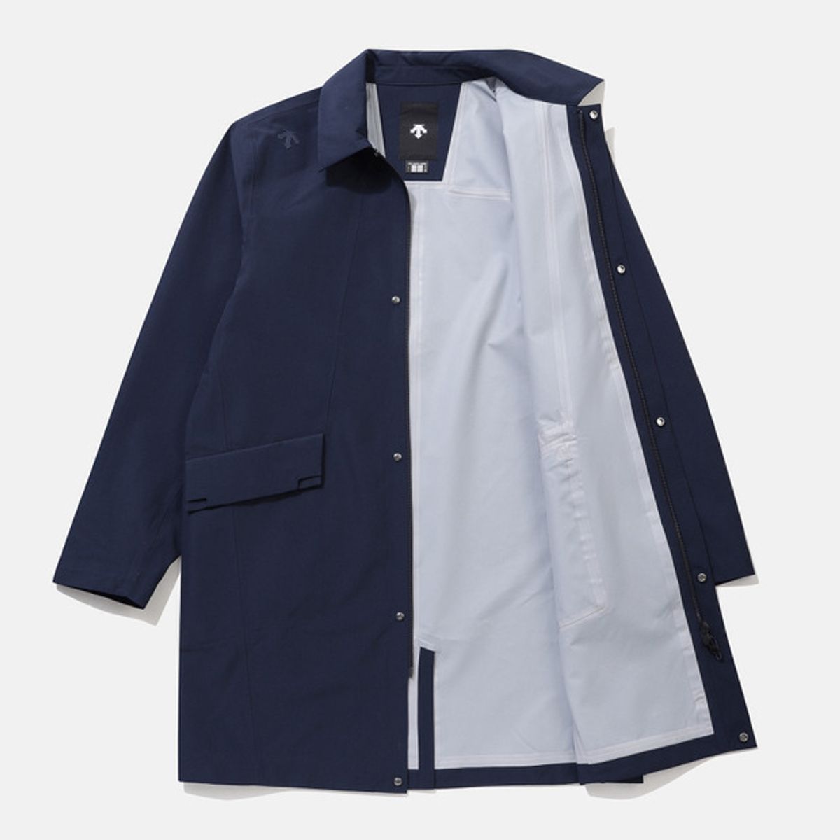 데상트(DESCENTE) 듀얼리스 3L 레인 코트 네이비(SQ121DJK11)