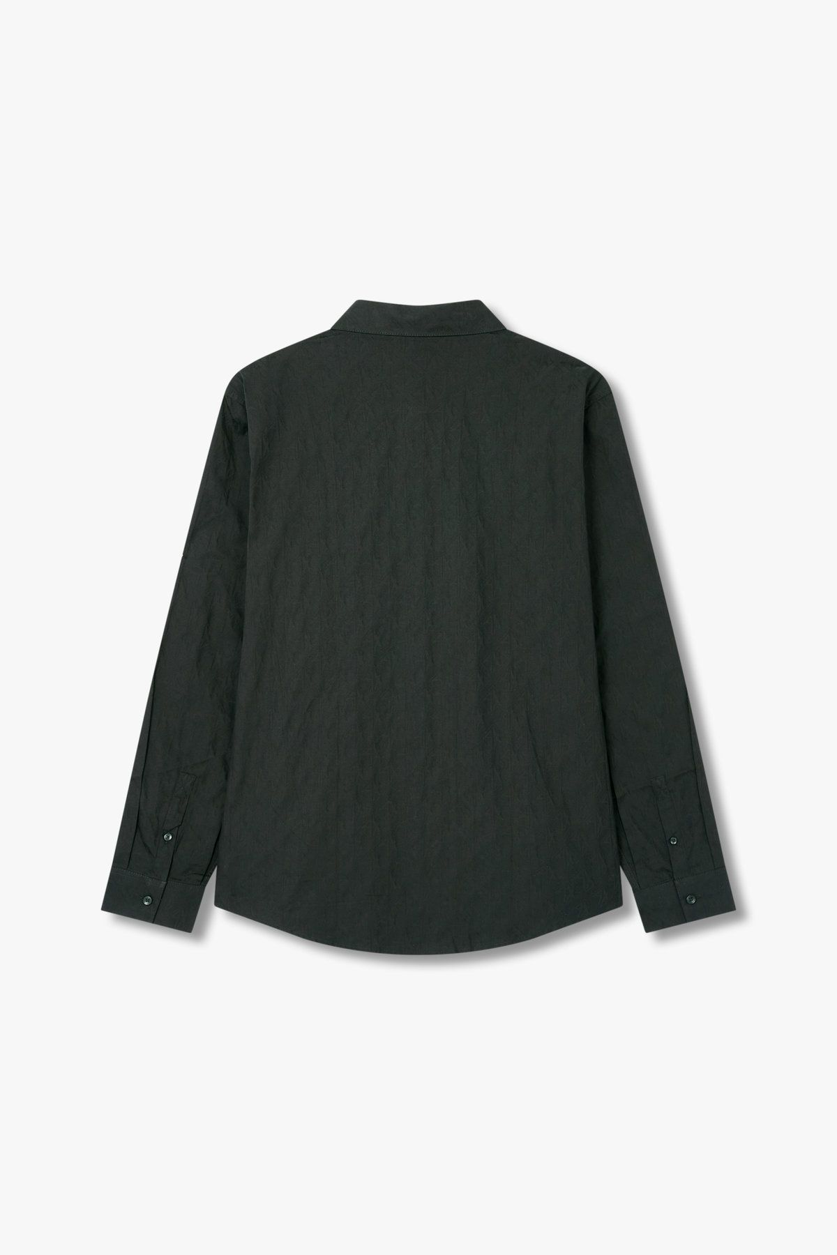 아르마니 익스체인지(ARMANI EXCHANGE) 남성 로고 패턴 코튼 셔츠_다크그린 A415120002