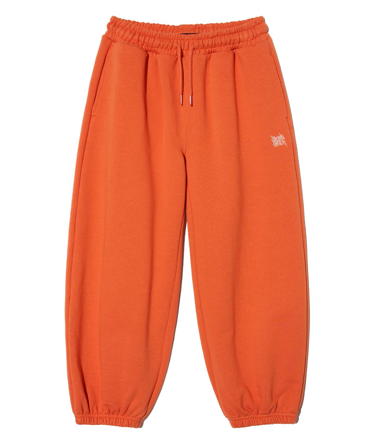 브라운브레스 키즈(BROWNBREATH KIDS) KIDS TAG SWEAT PANTS - ORANGE