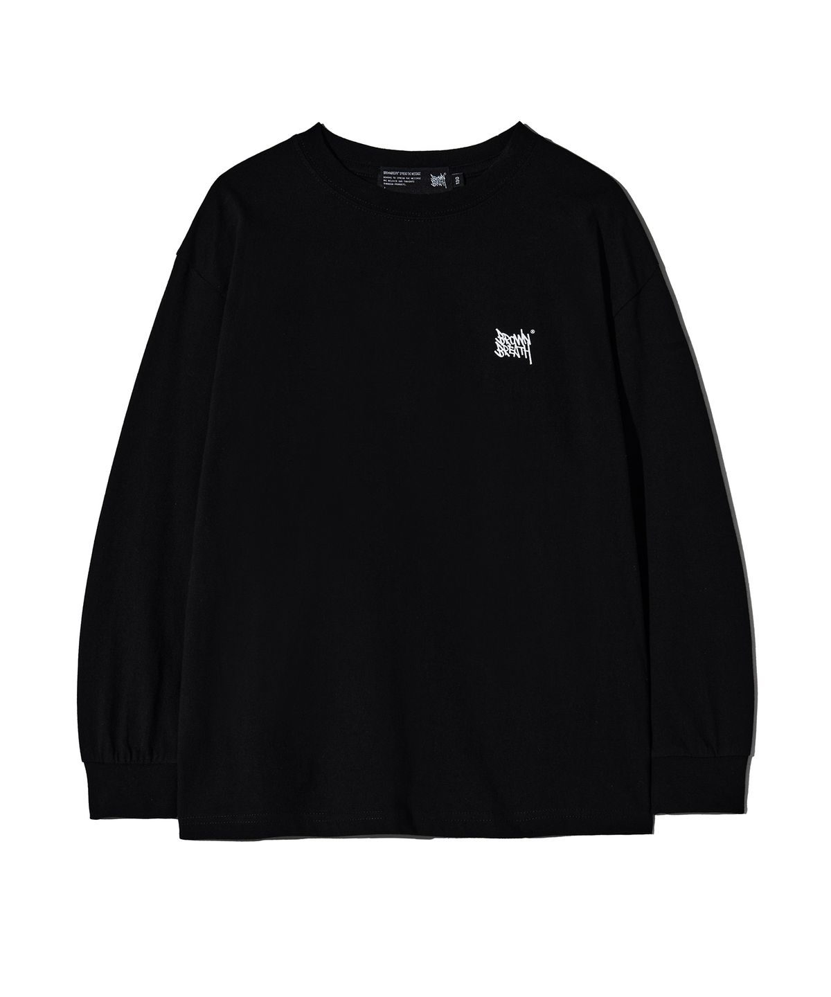 브라운브레스 키즈(BROWNBREATH KIDS) KIDS TAG LONGSLEEVE - BLACK