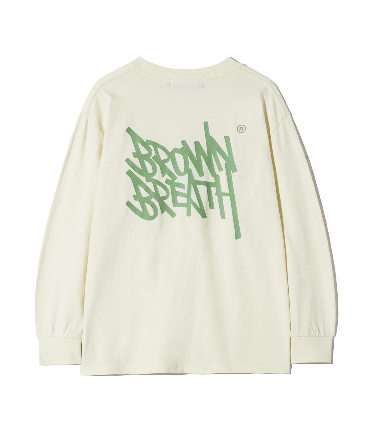 브라운브레스 키즈(BROWNBREATH KIDS) KIDS TAG LONGSLEEVE - LIME