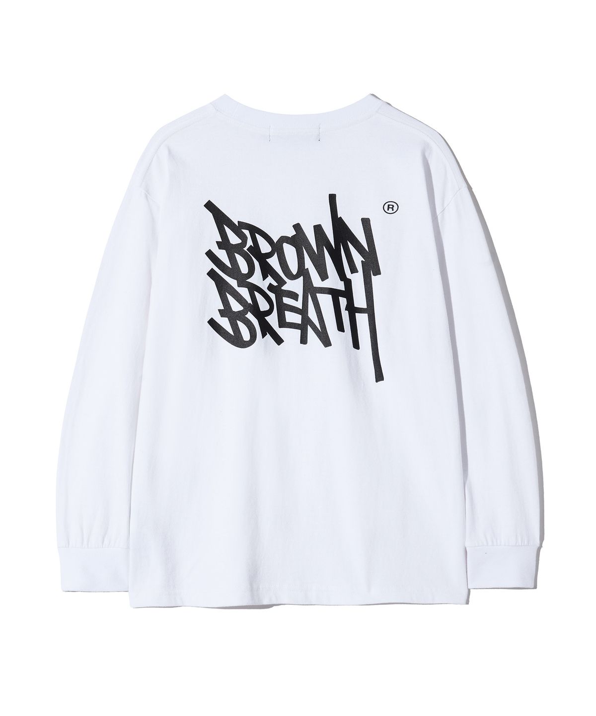 브라운브레스 키즈(BROWNBREATH KIDS) KIDS TAG LONGSLEEVE - WHITE