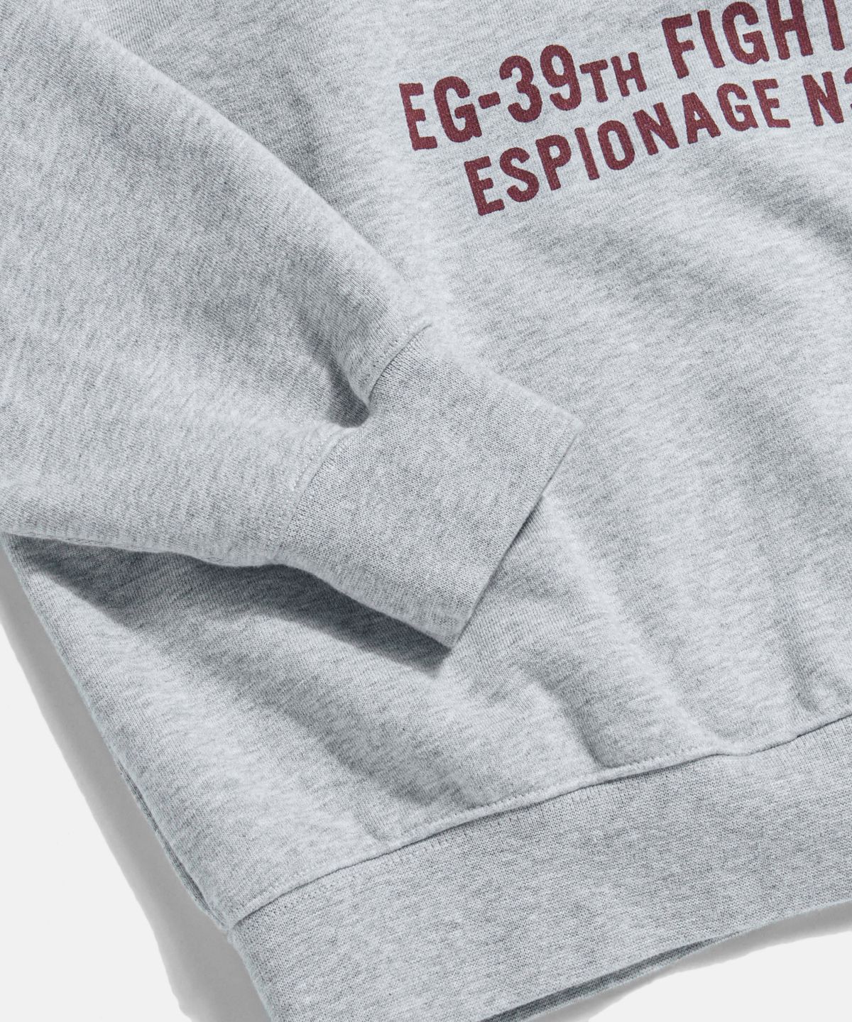 에스피오나지(ESPIONAGE) Flying Tigers Heavyweight Sweatshirt Grey