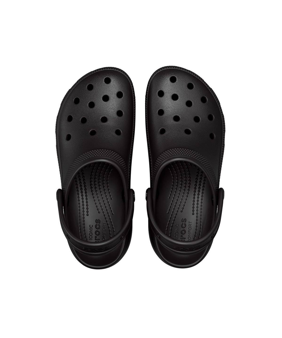 크록스(CROCS) 클래식 플랫폼 클로그 우먼 - 블랙 / 206750-001