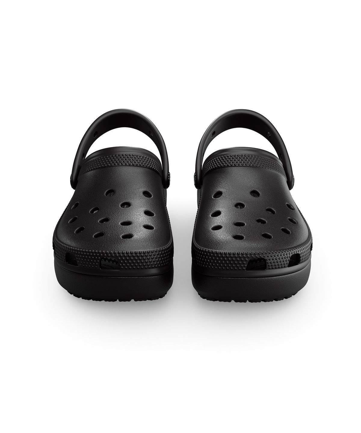 크록스(CROCS) 클래식 플랫폼 클로그 우먼 - 블랙 / 206750-001