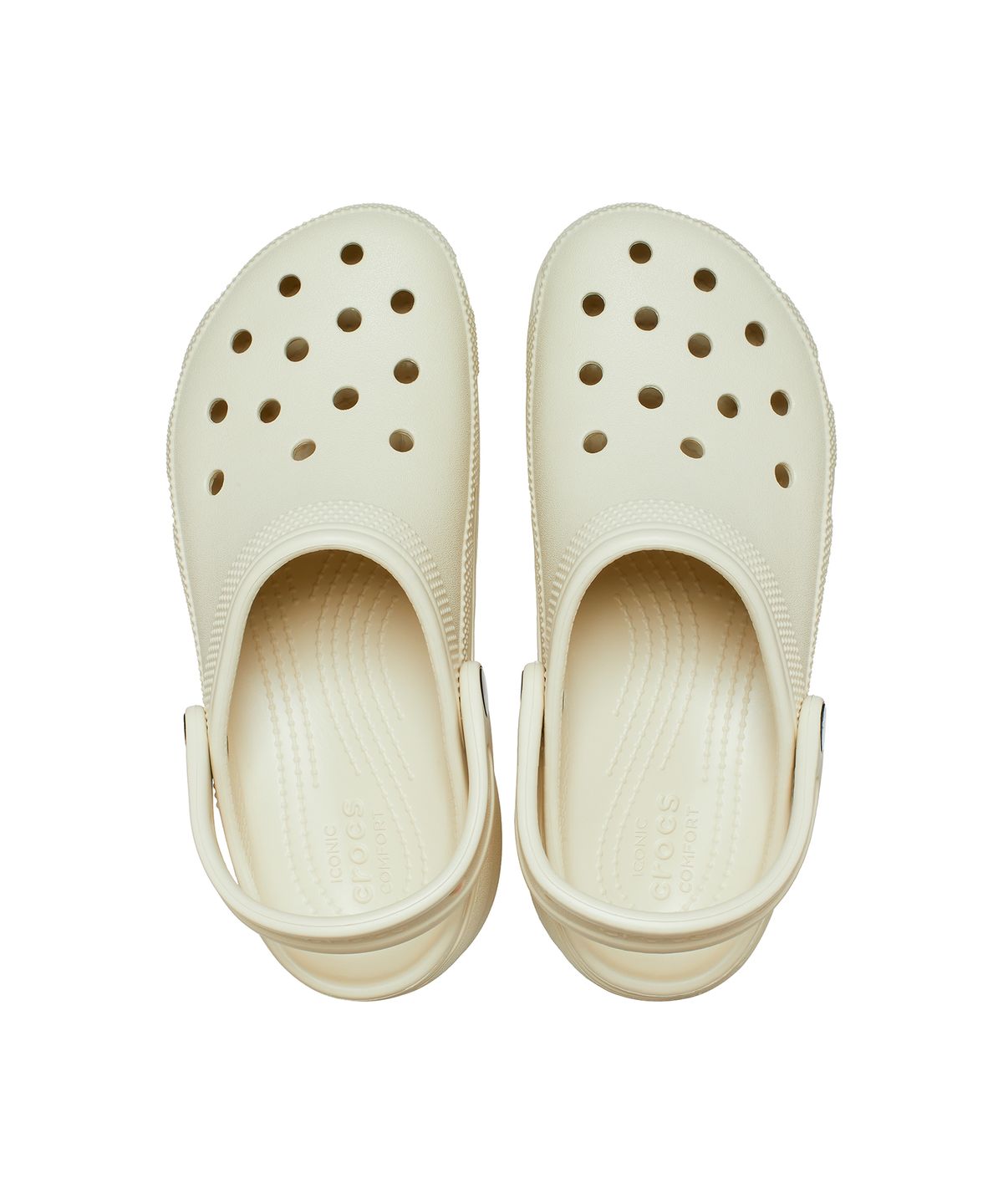 크록스(CROCS) 클래식 플랫폼 클로그 우먼 - 본 / 206750-2Y2