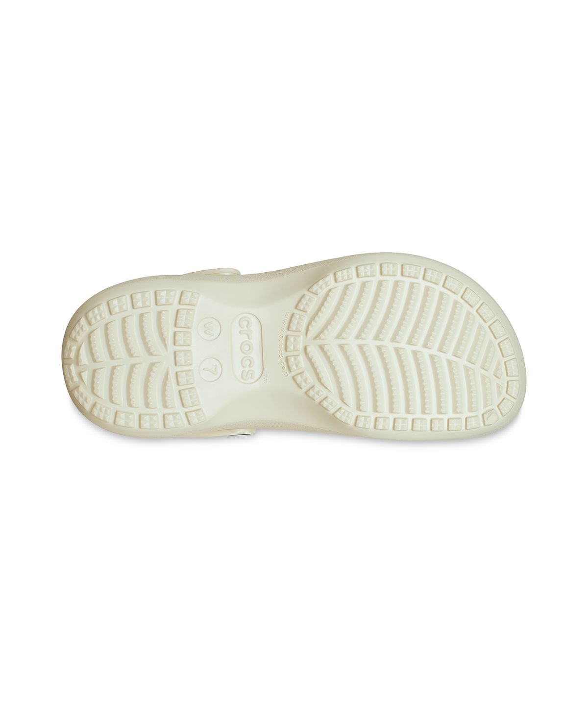 크록스(CROCS) 클래식 플랫폼 클로그 우먼 - 본 / 206750-2Y2