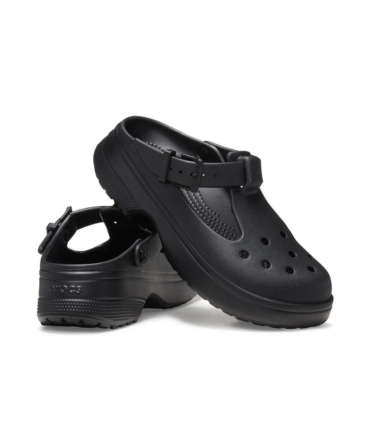크록스(CROCS) 클래식 메리제인 클로그 - 블랙 / 210581-001