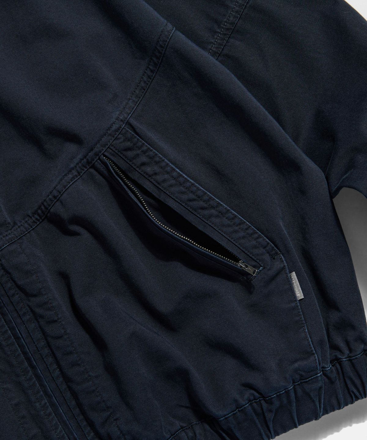 에스피오나지(ESPIONAGE) Washed Track Jacket Navy
