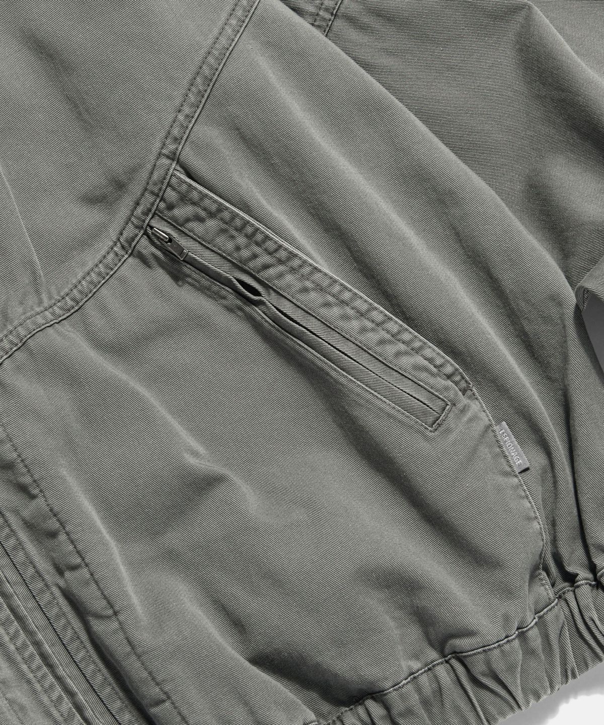 에스피오나지(ESPIONAGE) Washed Track Jacket Grey