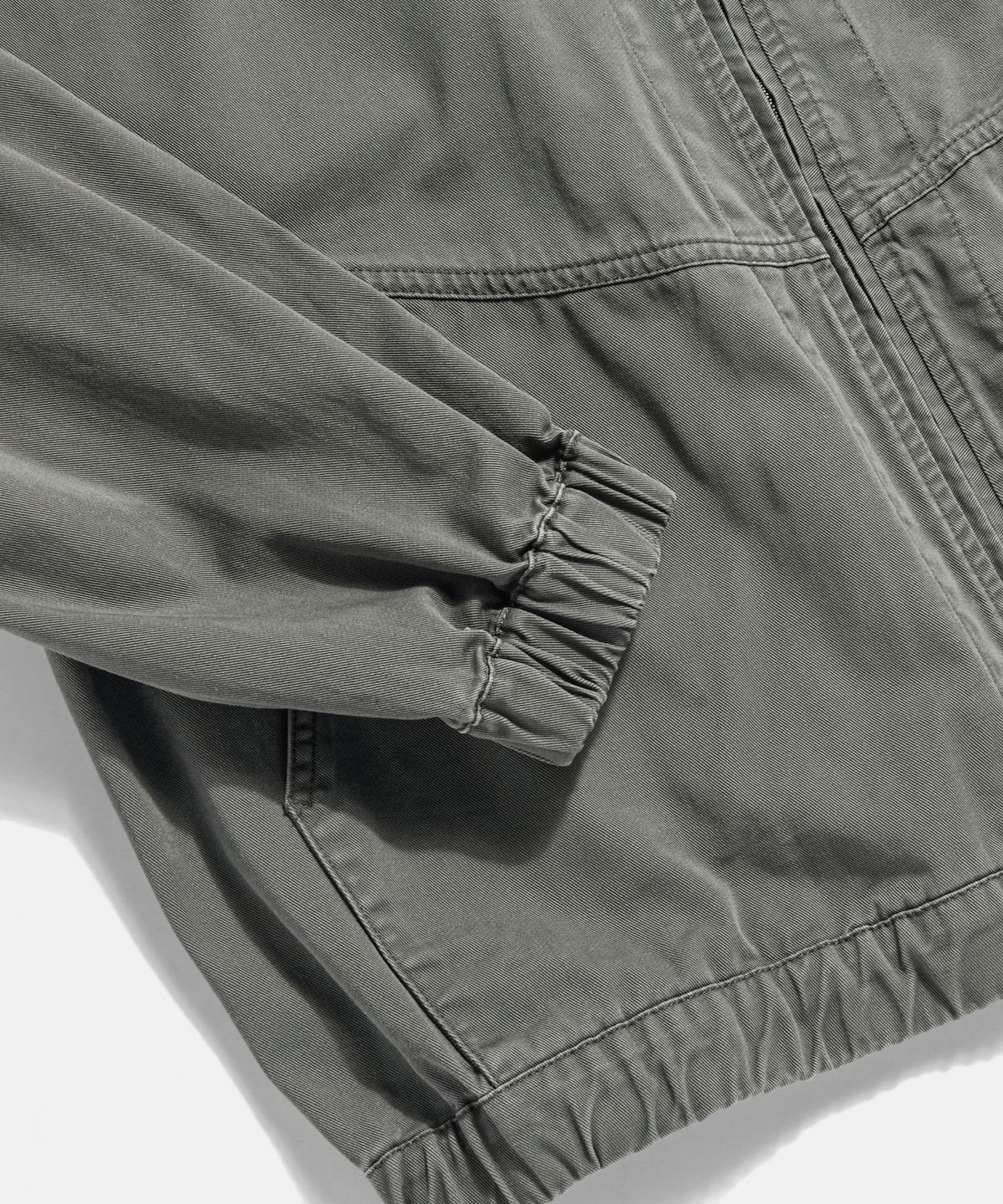 에스피오나지(ESPIONAGE) Washed Track Jacket Grey