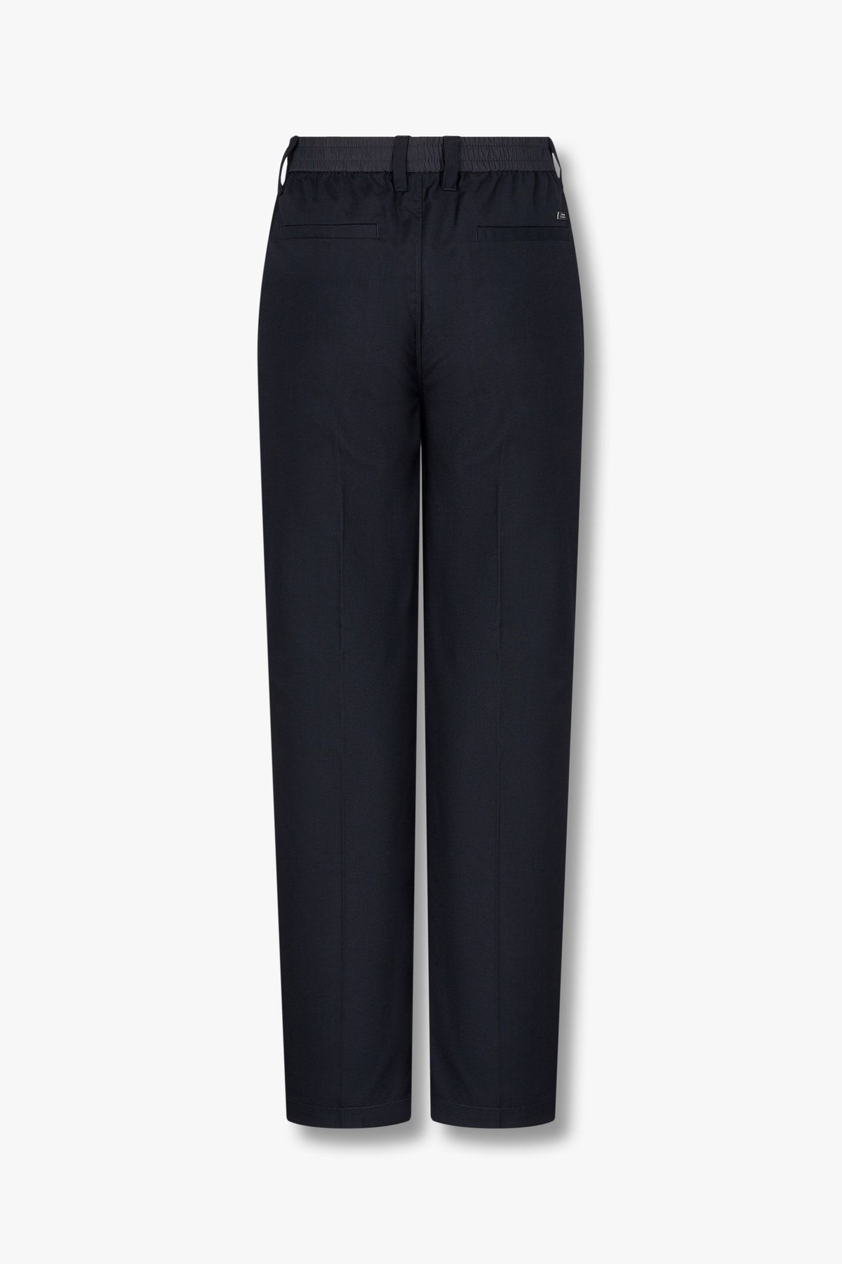 아르마니 익스체인지(ARMANI EXCHANGE) 남성 폴리 블렌드 배색 웨이스트 팬츠_다크 네이비 A415142004