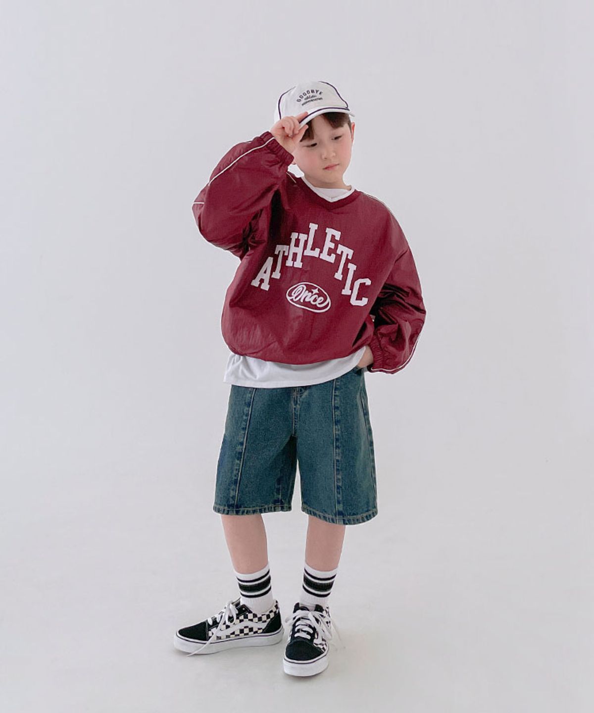 베리클로젯(BERRYCLOSET) 더티 버뮤다 데님 팬츠
