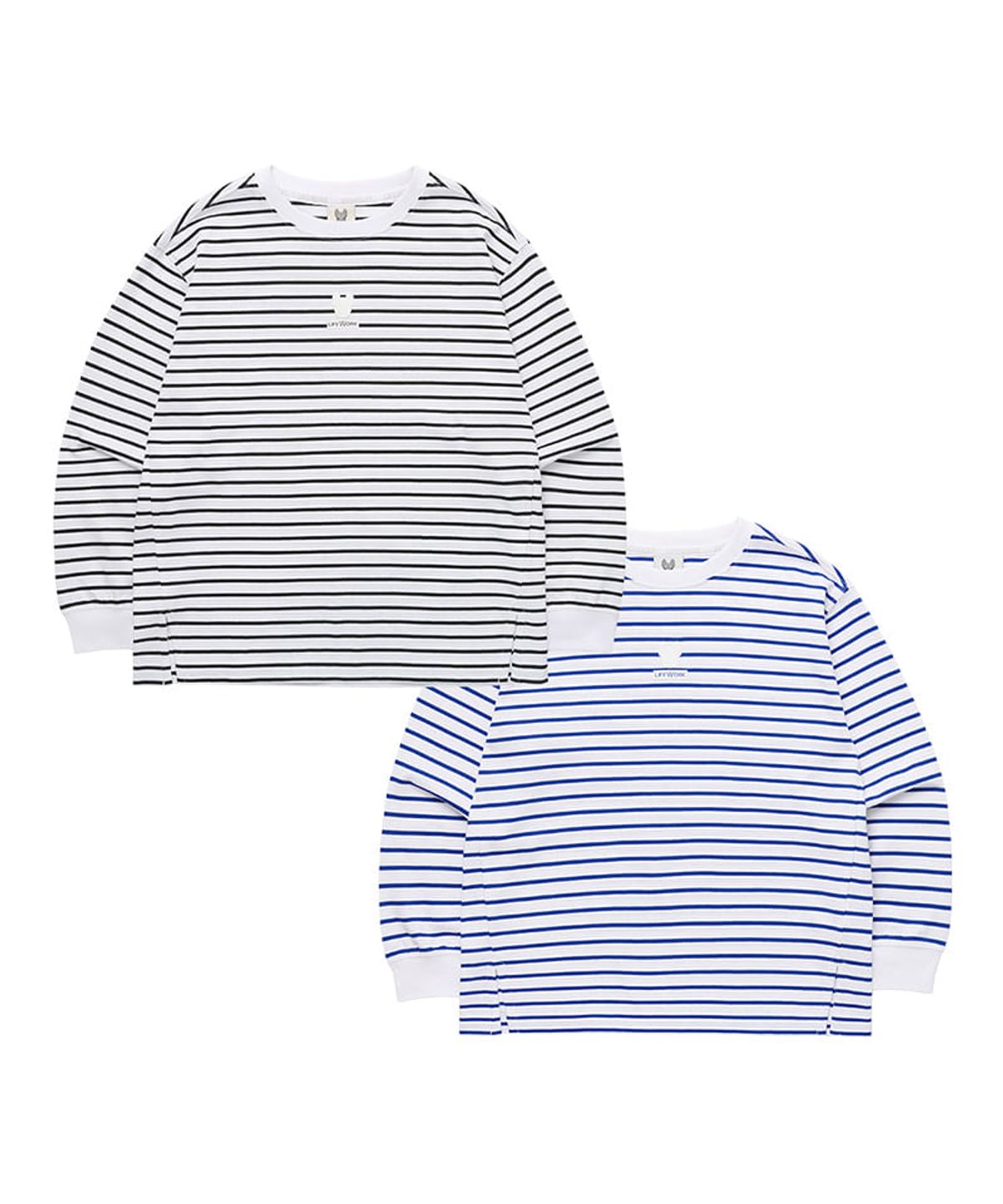 라이프워크 키즈(LIFEWORK KIDS) 키즈) 스트라이프 긴팔 티셔츠