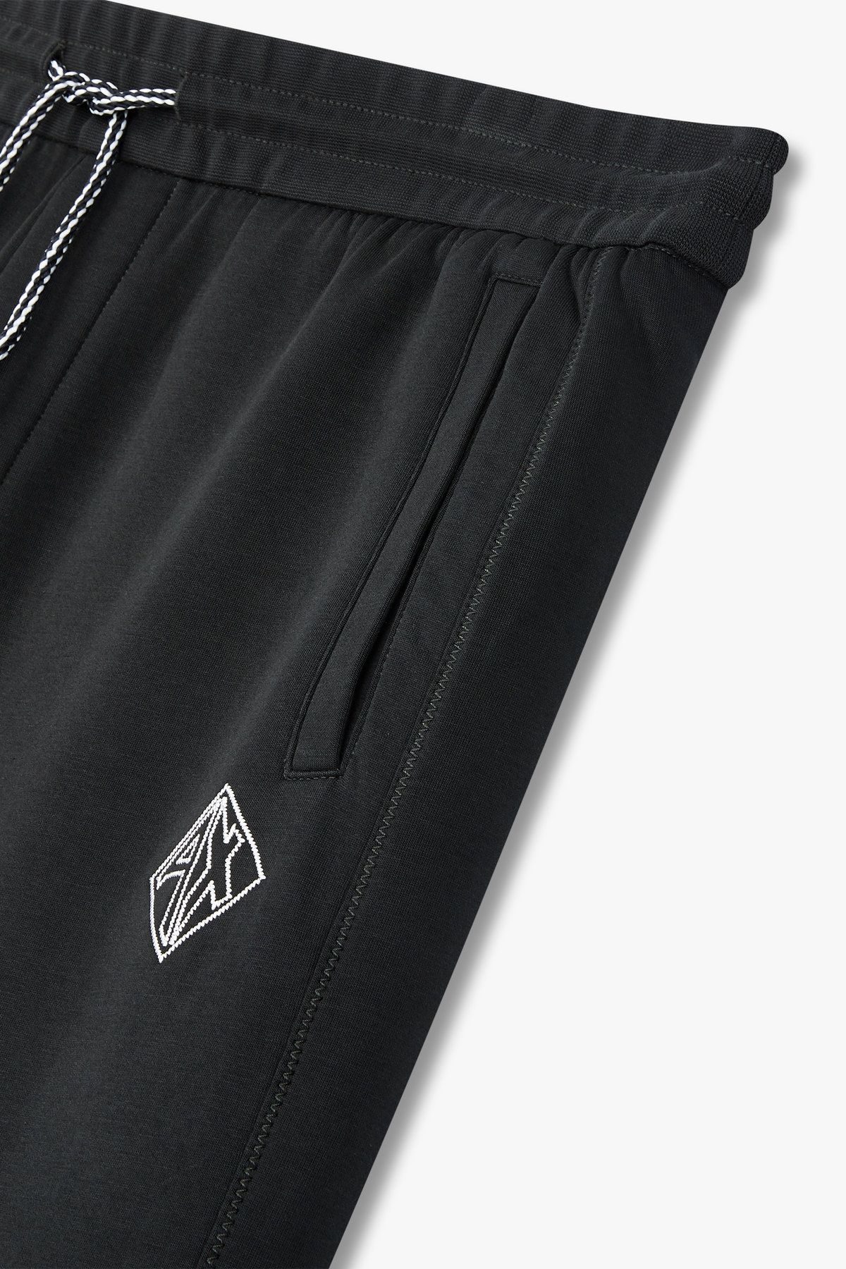아르마니 익스체인지(ARMANI EXCHANGE) 남성 자수 로고 스트레치 조거 팬츠_다크 그린 A415142005