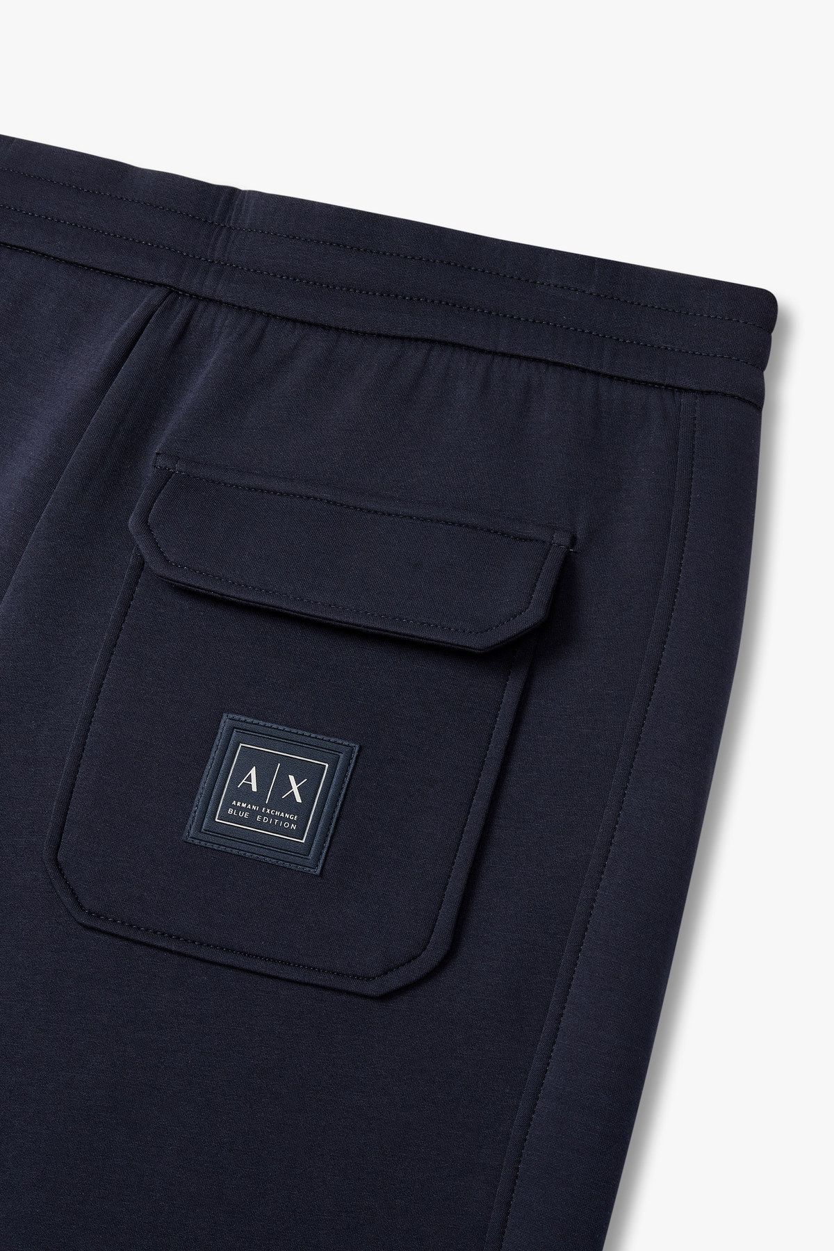 아르마니 익스체인지(ARMANI EXCHANGE) 남성 코튼 블렌드 조거 팬츠_다크 네이비 A415142009