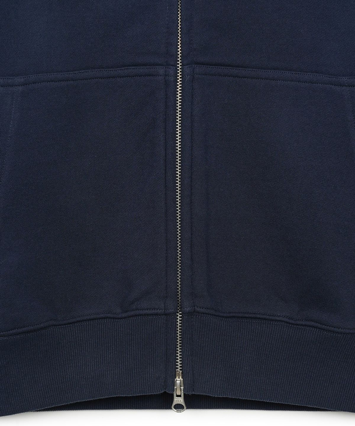 에프디알(FDR) Star Logo Applique Hood Zip-Up Navy