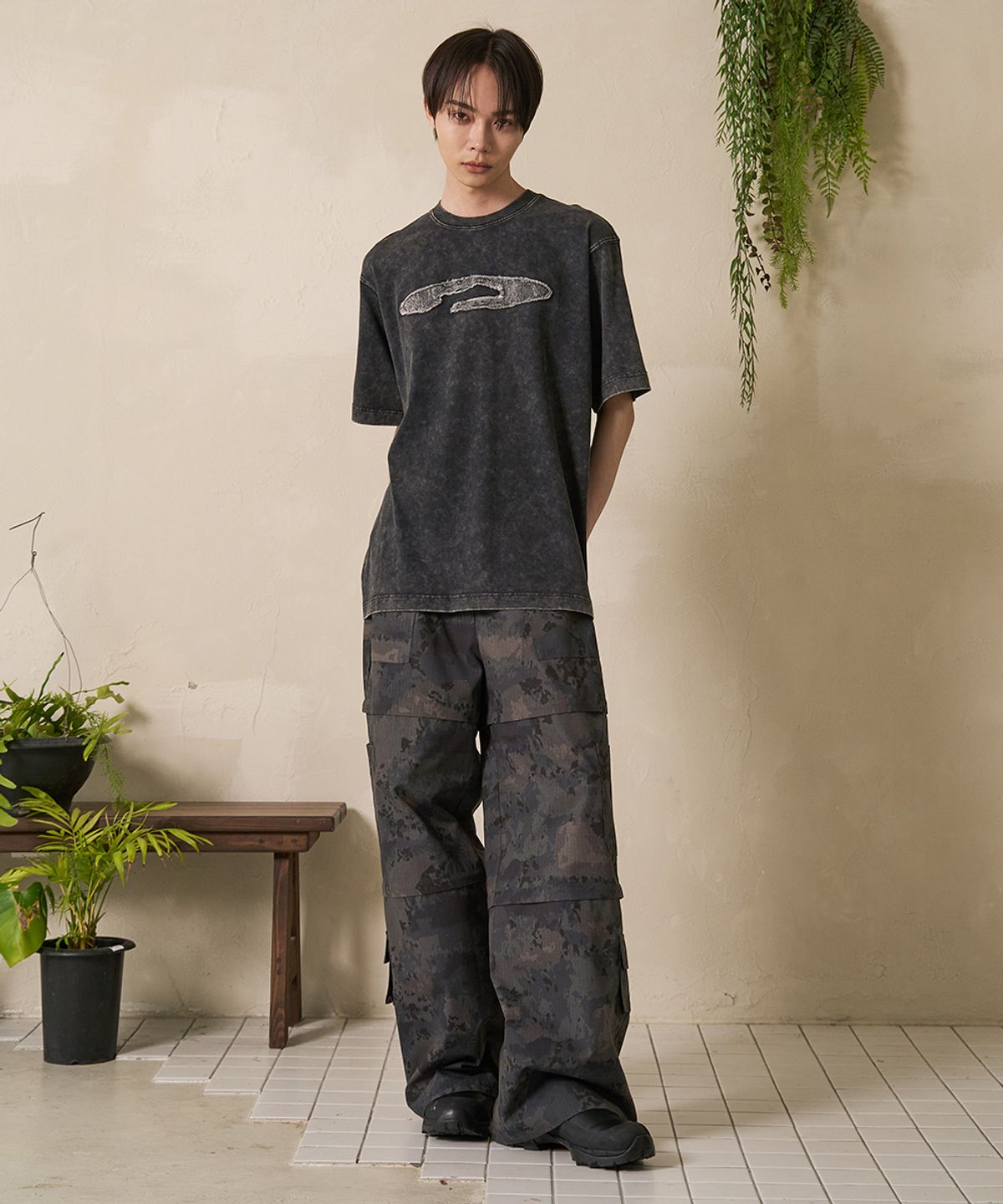 에프디알(FDR) 3Way Variety Transformation Pants Camo Black