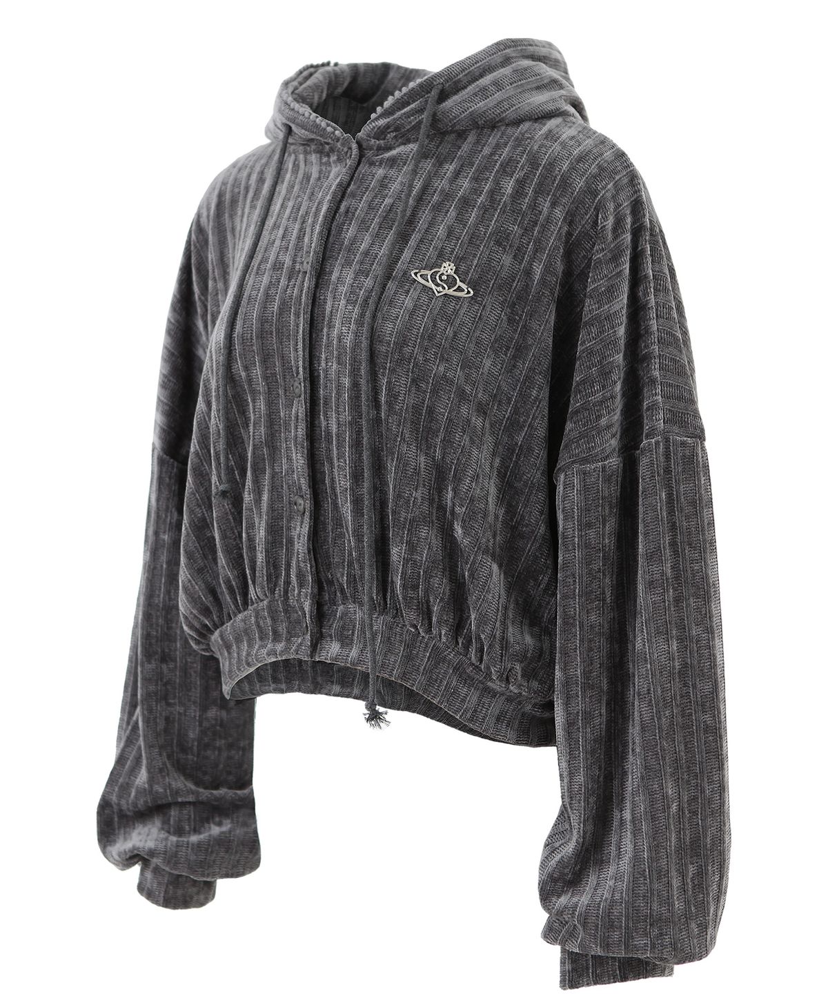 플라즈마스페어(PLASMA SPHERE) COOKIE HOOD JUMPER IN DARK GREY (쿠키 후드 점퍼)