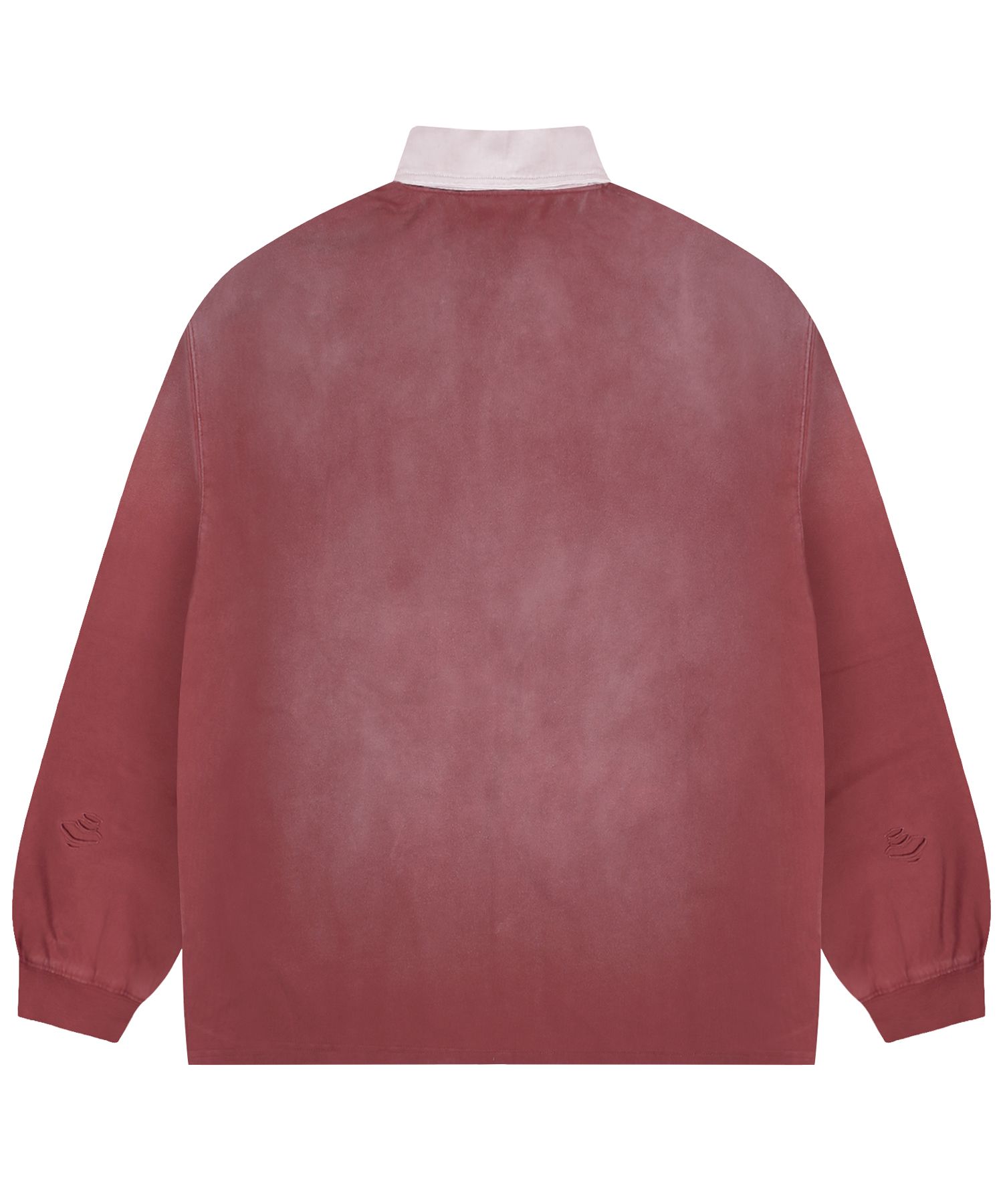 XTONZのXTT116 Fabia Destroyed Rugby Collar Long Sleeve 全2色 MUSINSA公式 | XTONZ XTT116 Fabia Destroyed Rugby Collar Long