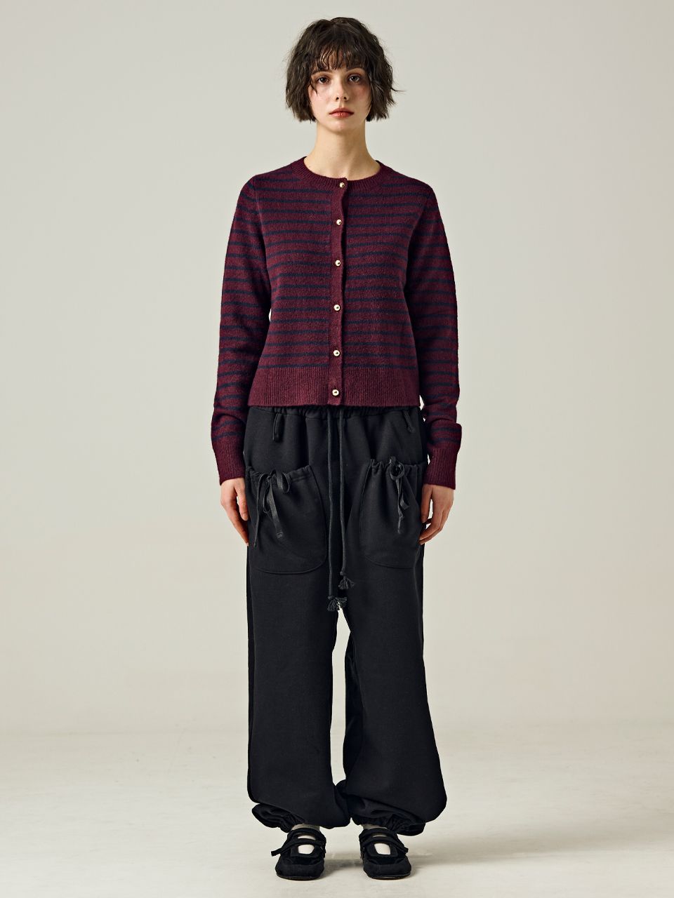 【saladbowls】 POCKET SHIRRING SWEATPANTS /追跡付 MUSINSA | SALAD BOWLS POCKET SHIRRING SWEATPANTS [BLACK]