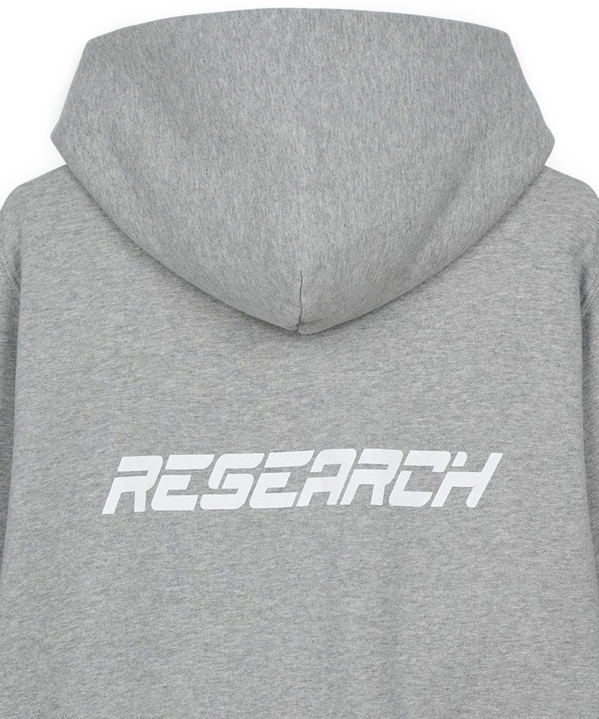 에프디알(FDR) Pigment Washed Denim Applique Hoodie M.Gray