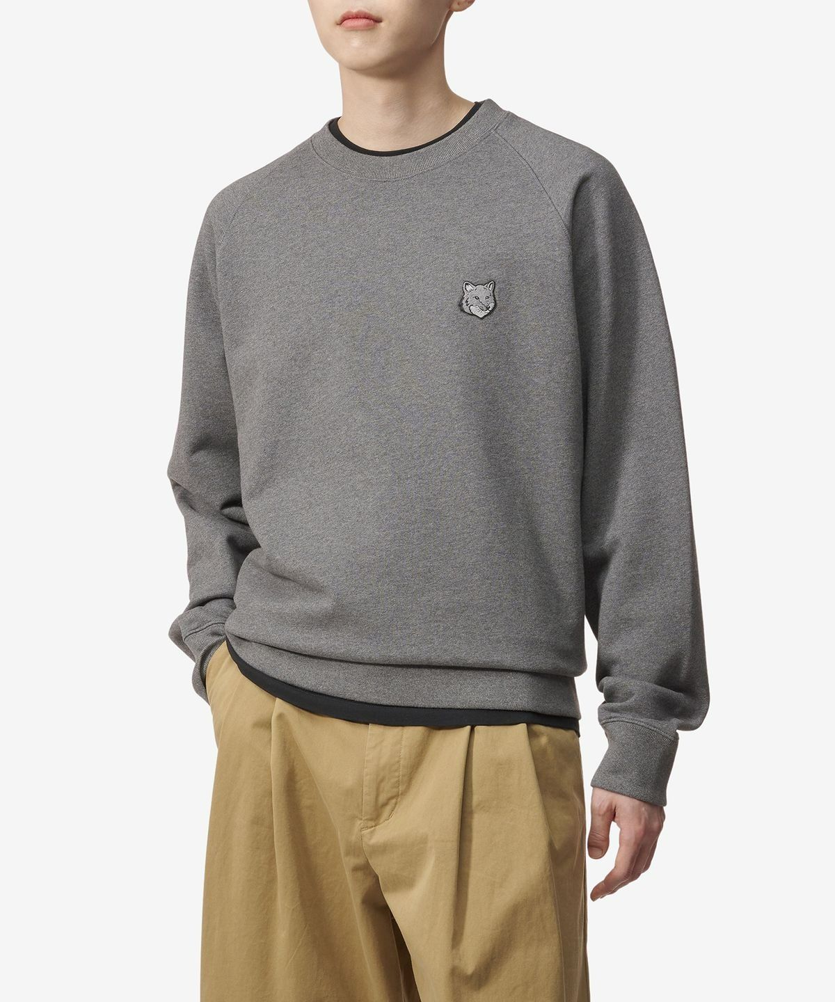 MUSINSA公式 | MAISON KITSUNE Bold Fox Head Patch Oversized