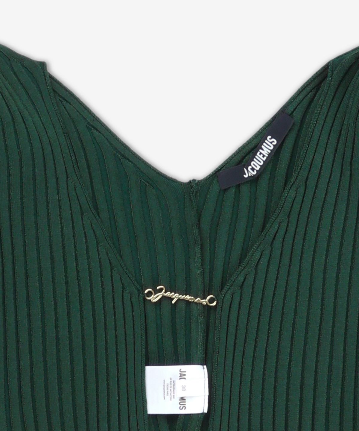 자크뮈스(JACQUEMUS) 르 마유 프랄루 가디건 - 다크 그린 / 251KN1082423590