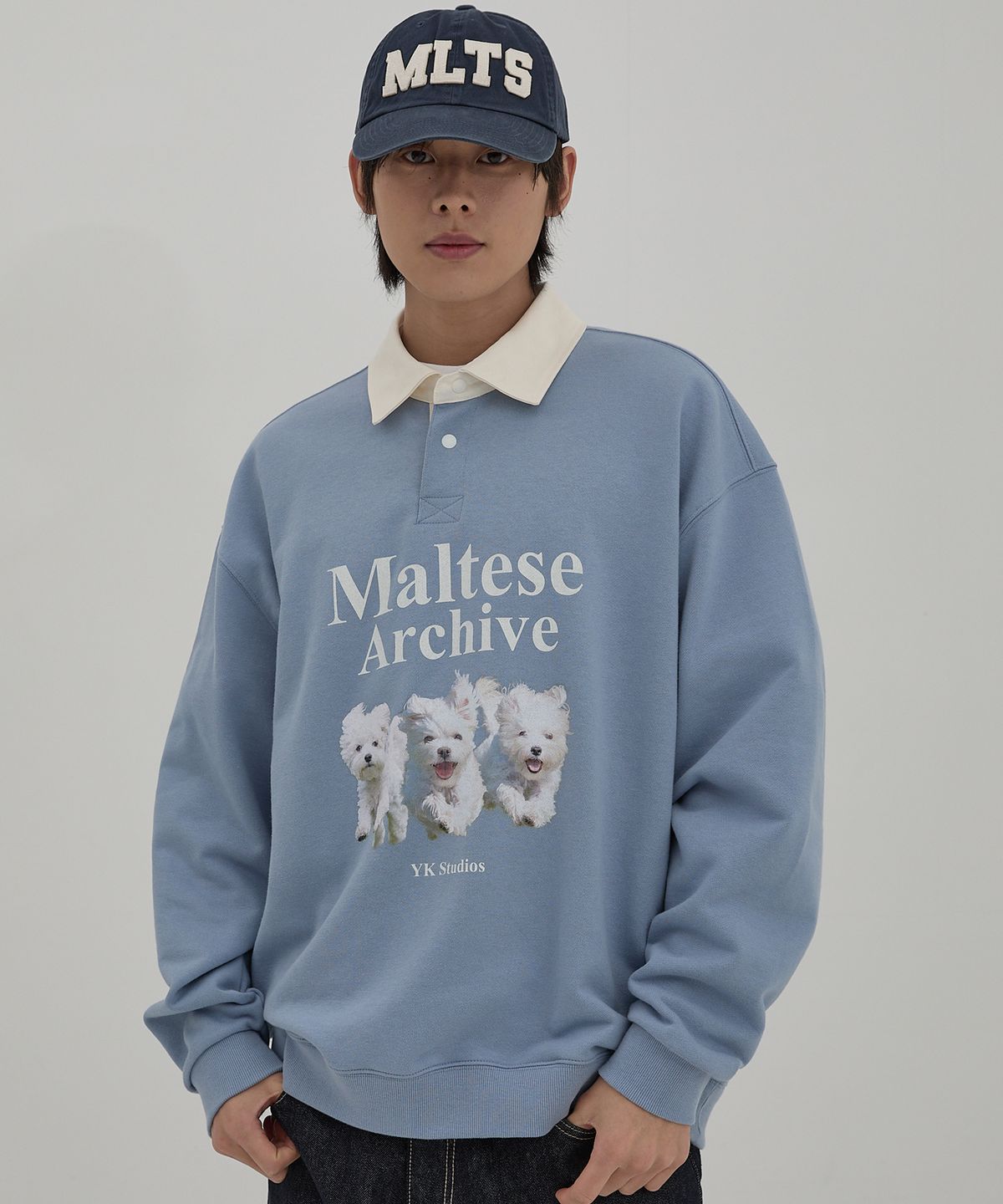 와이케이(WAIKEI) MLTS 볼캡 네이비