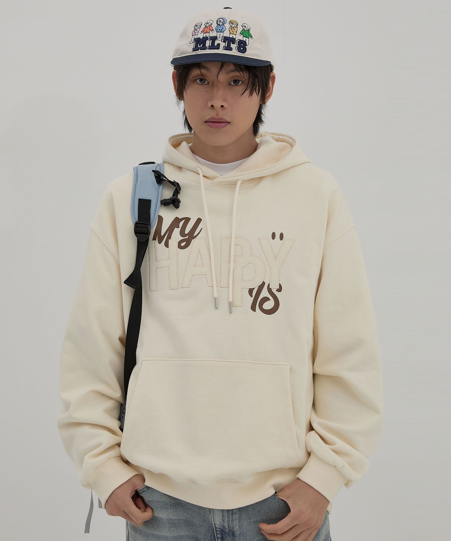 MUSINSA | WAI KEI MY HAPPY IS HOODIE PINK