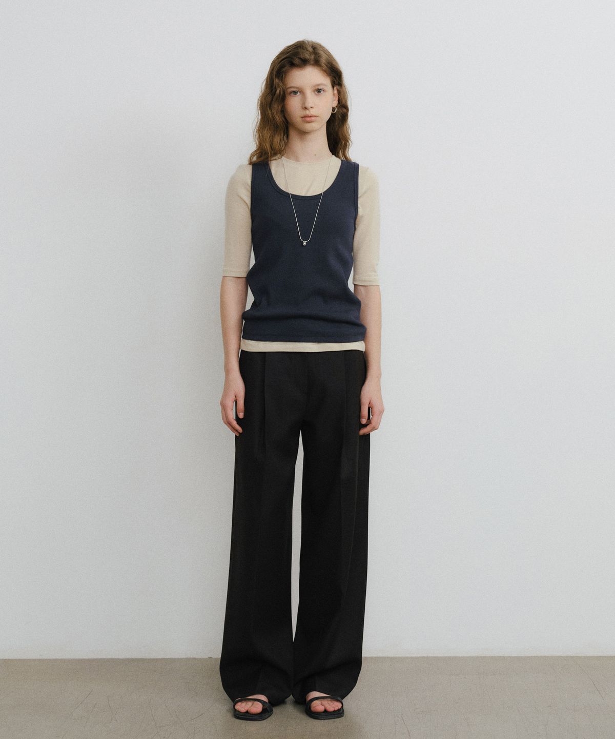 유라고(URAGO) Bake ribbed sleeveless