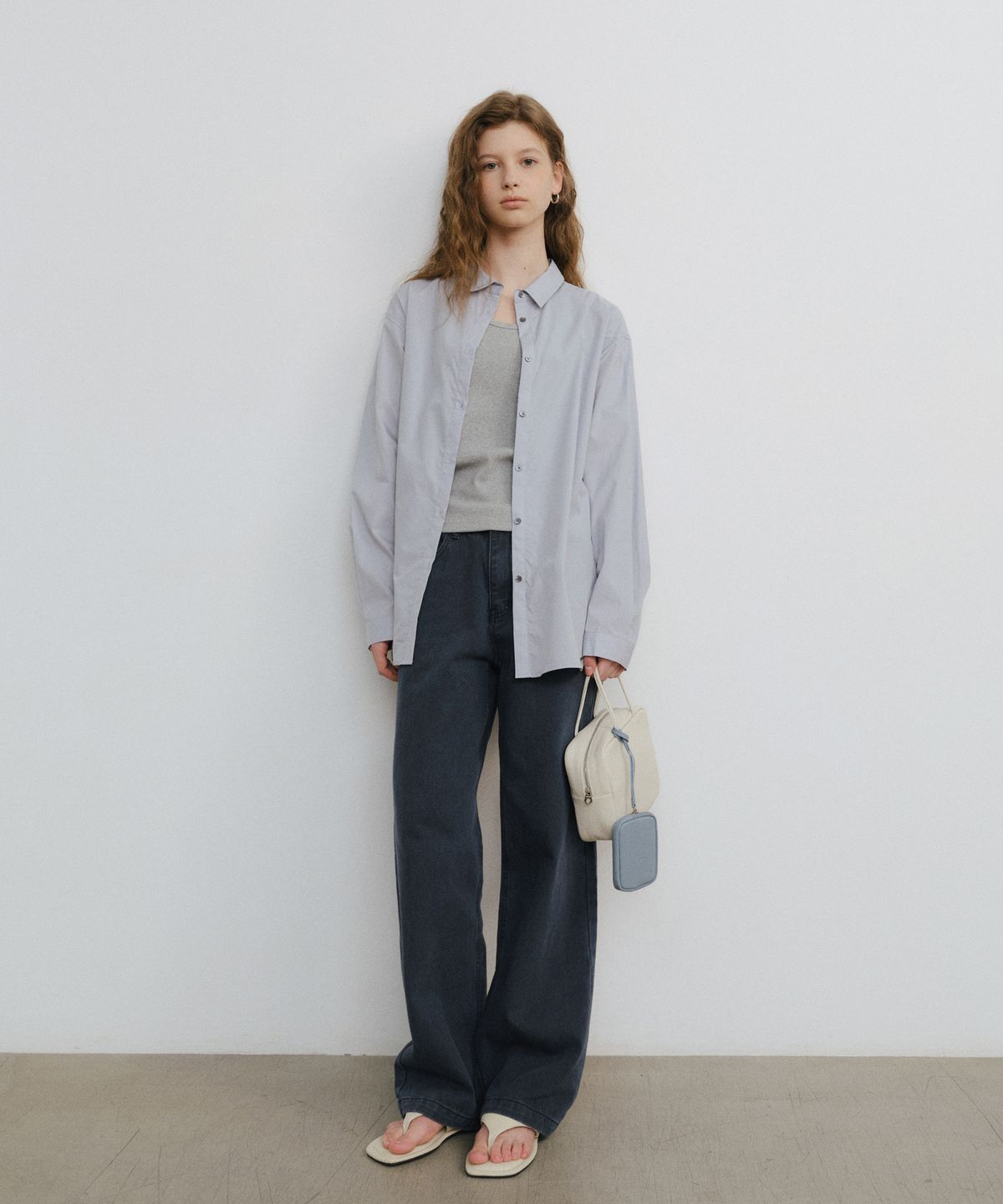 유라고(URAGO) Color dyeing wide denim