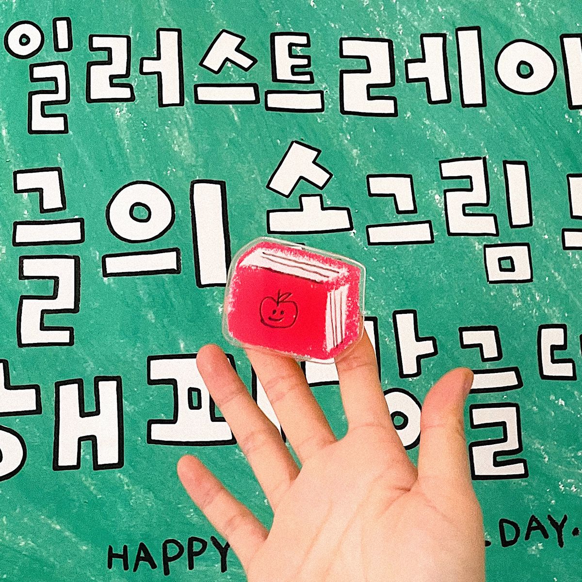 해피방글데이(HAPPY BANGGEUL DAY) 책 아크릴스마트톡