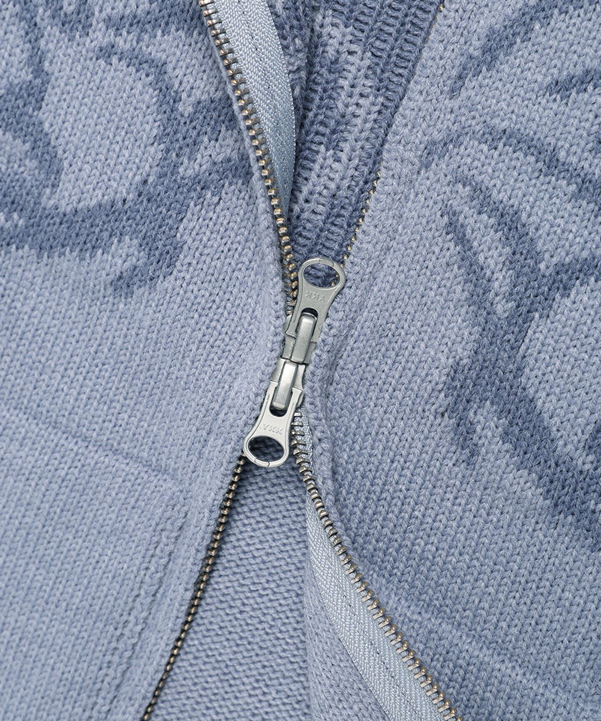 카비시(CAVISH) W BUTTERFLY KNIT ZIP UP HOODIE BLUE(CV2FSFK681A)
