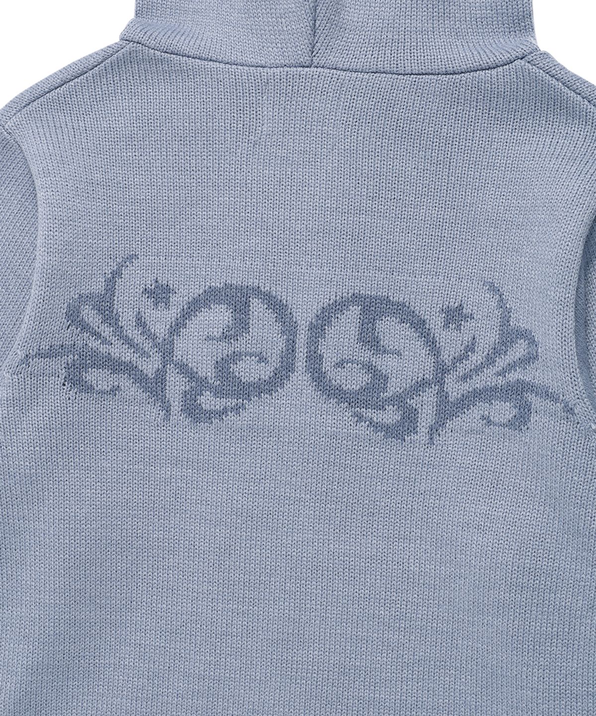 카비시(CAVISH) W BUTTERFLY KNIT ZIP UP HOODIE BLUE(CV2FSFK681A)