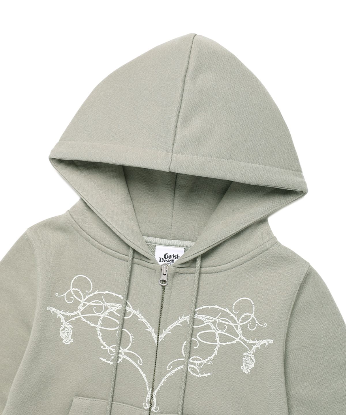 카비시(CAVISH) W STEM ZIP UP HOODIE KHAKI(CV2FSFM402A)