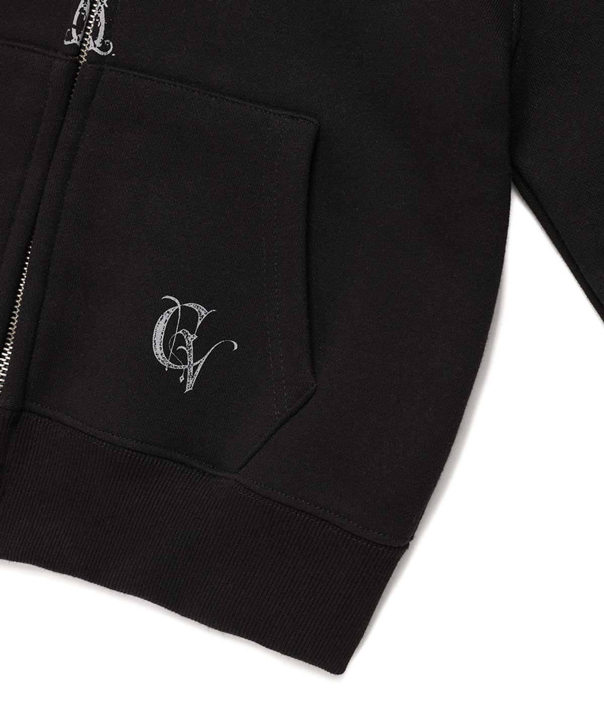 카비시(CAVISH) W STEM ZIP UP HOODIE BLACK(CV2FSFM402A)