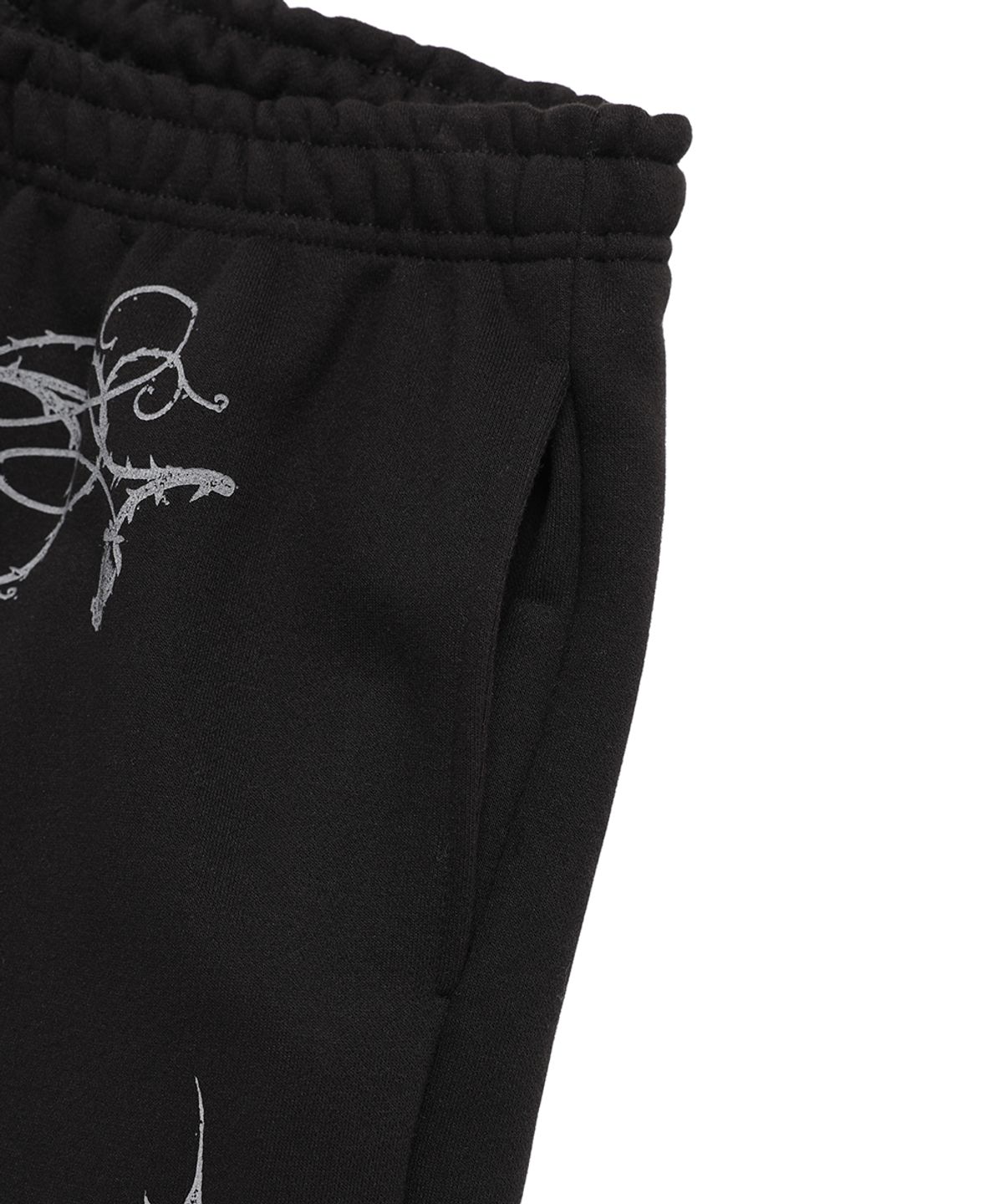카비시(CAVISH) W STEM SWEAT SHORTS BLACK(CV2FMFPA00A)