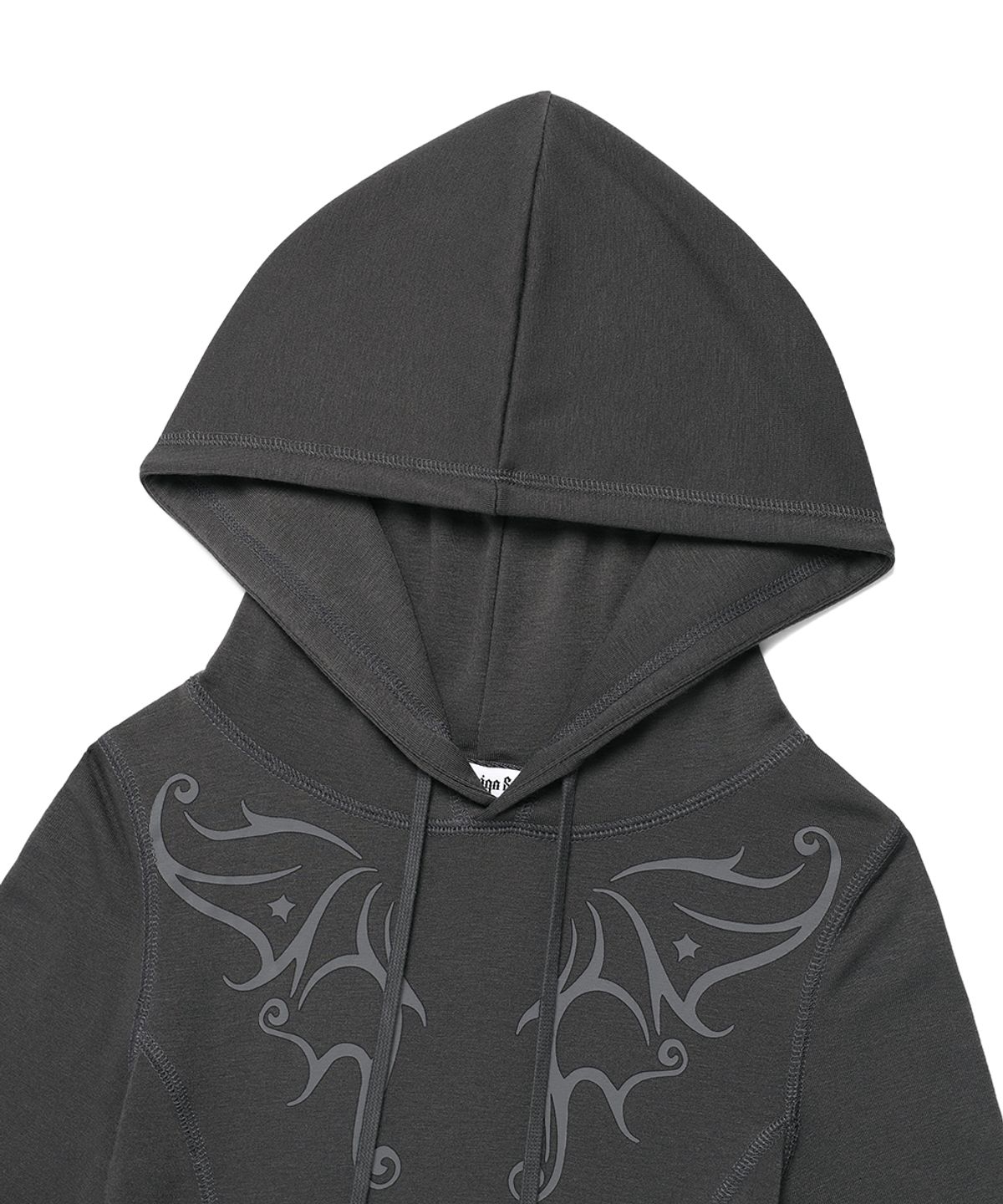 카비시(CAVISH) W SLIM LINE HOODIE CHARCOAL(CV2FSFM401A)