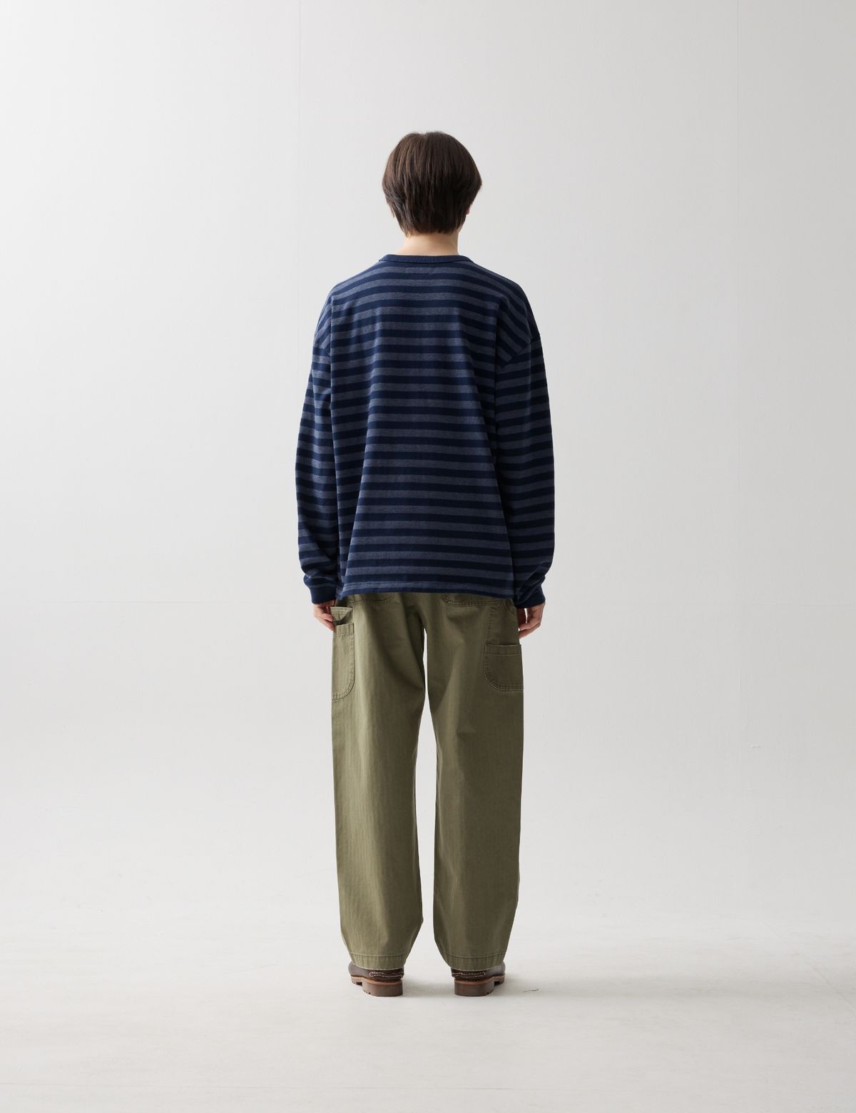 네이머클로딩(NAMERCLOTHING) ORDINARY STRIPE LONGSLEEVE NAVY