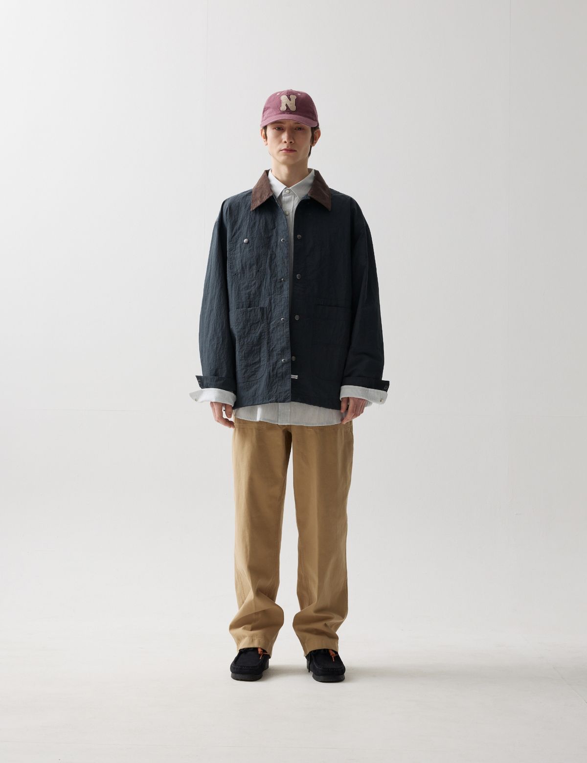 네이머클로딩(NAMERCLOTHING) LIGHT CHORE JACKET CHARCOAL