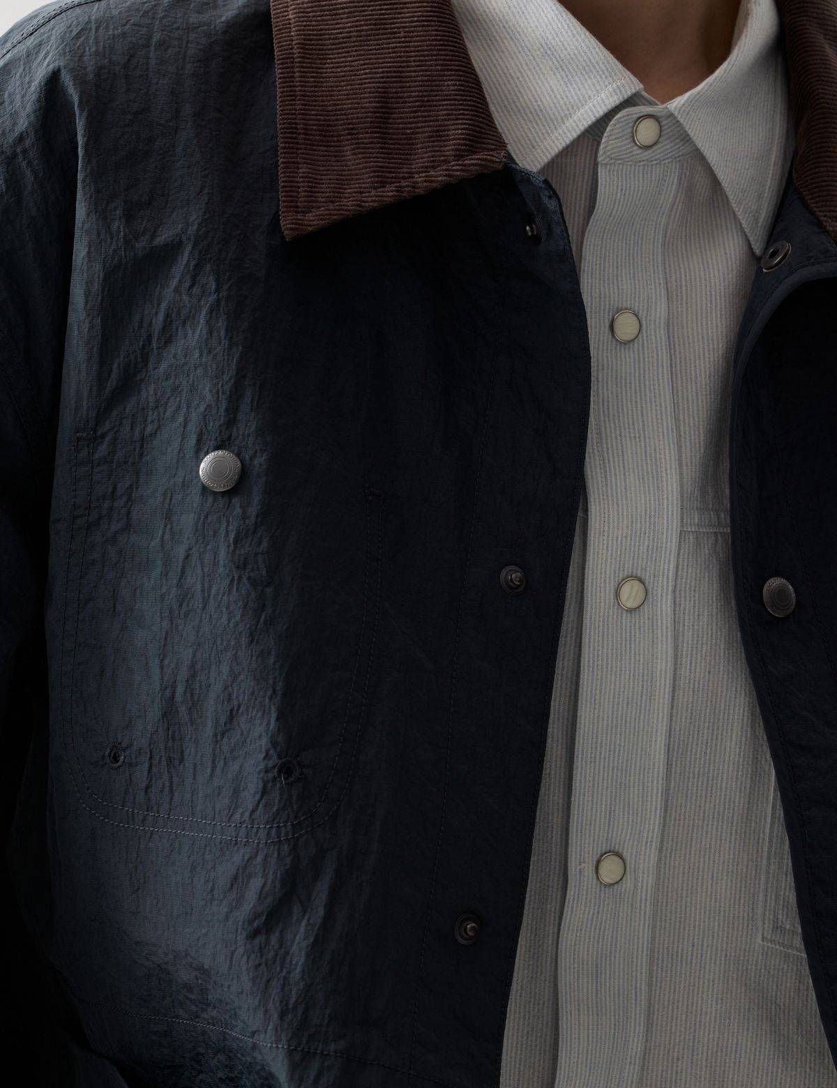 네이머클로딩(NAMERCLOTHING) LIGHT CHORE JACKET CHARCOAL