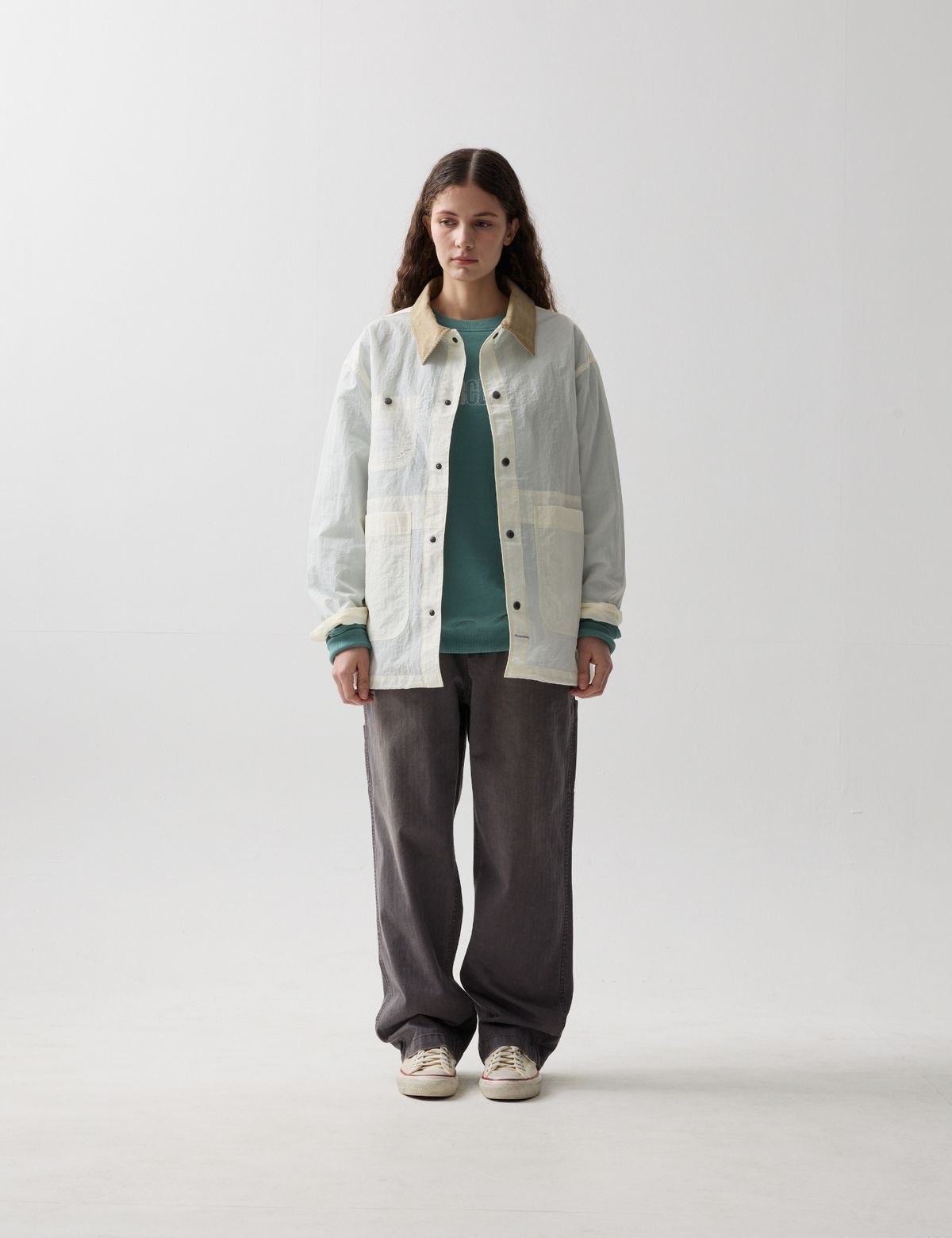 네이머클로딩(NAMERCLOTHING) LIGHT CHORE JACKET IVORY