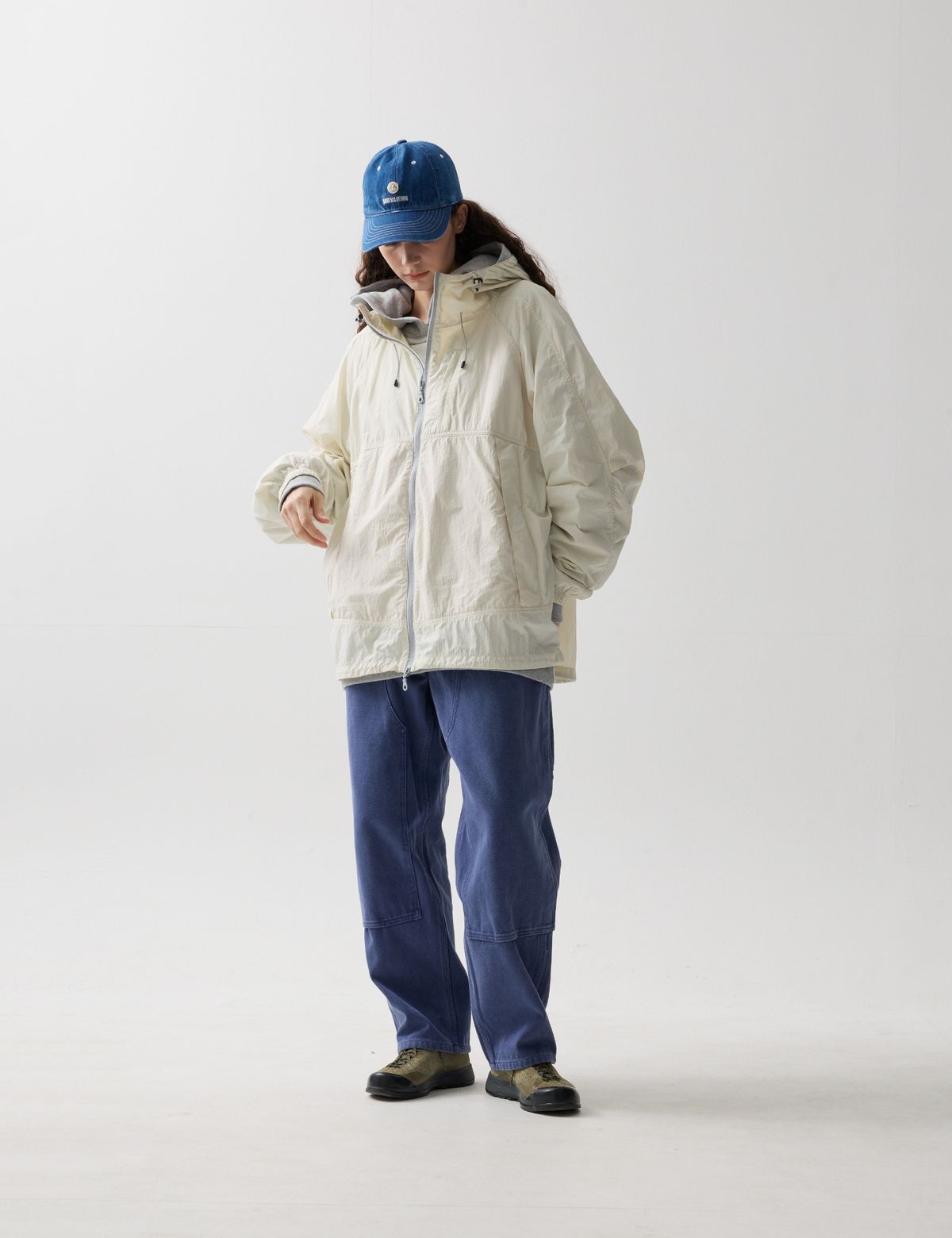 네이머클로딩(NAMERCLOTHING) BREEZE WIND JACKET CREAM