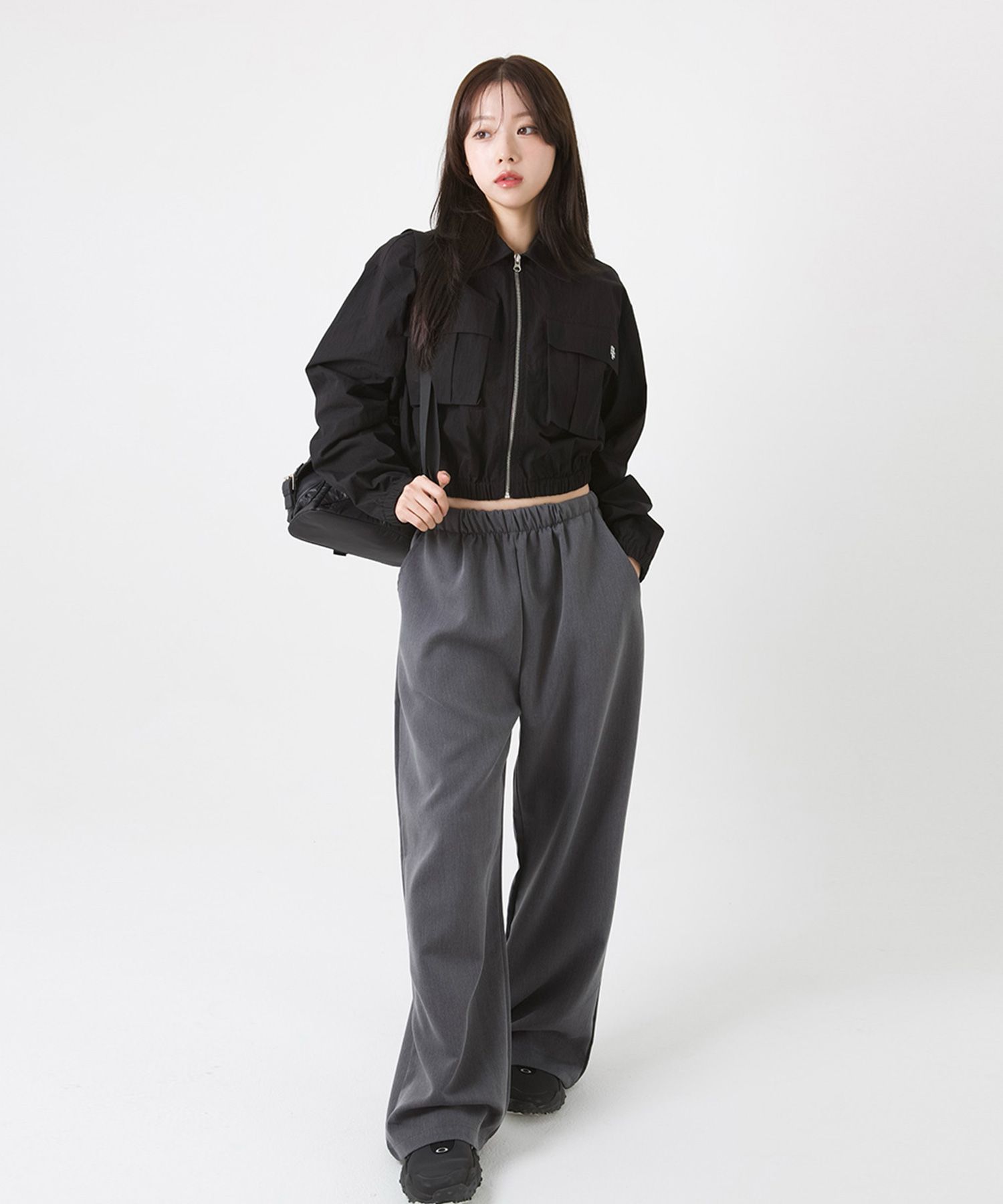 アウターその他 MUAHMUAH LOGO TWO POCKET BANDING CROP JACKET MUSINSA | MUAHMUAH Logo Two Pocket Banding Crop Jacket [Black]
