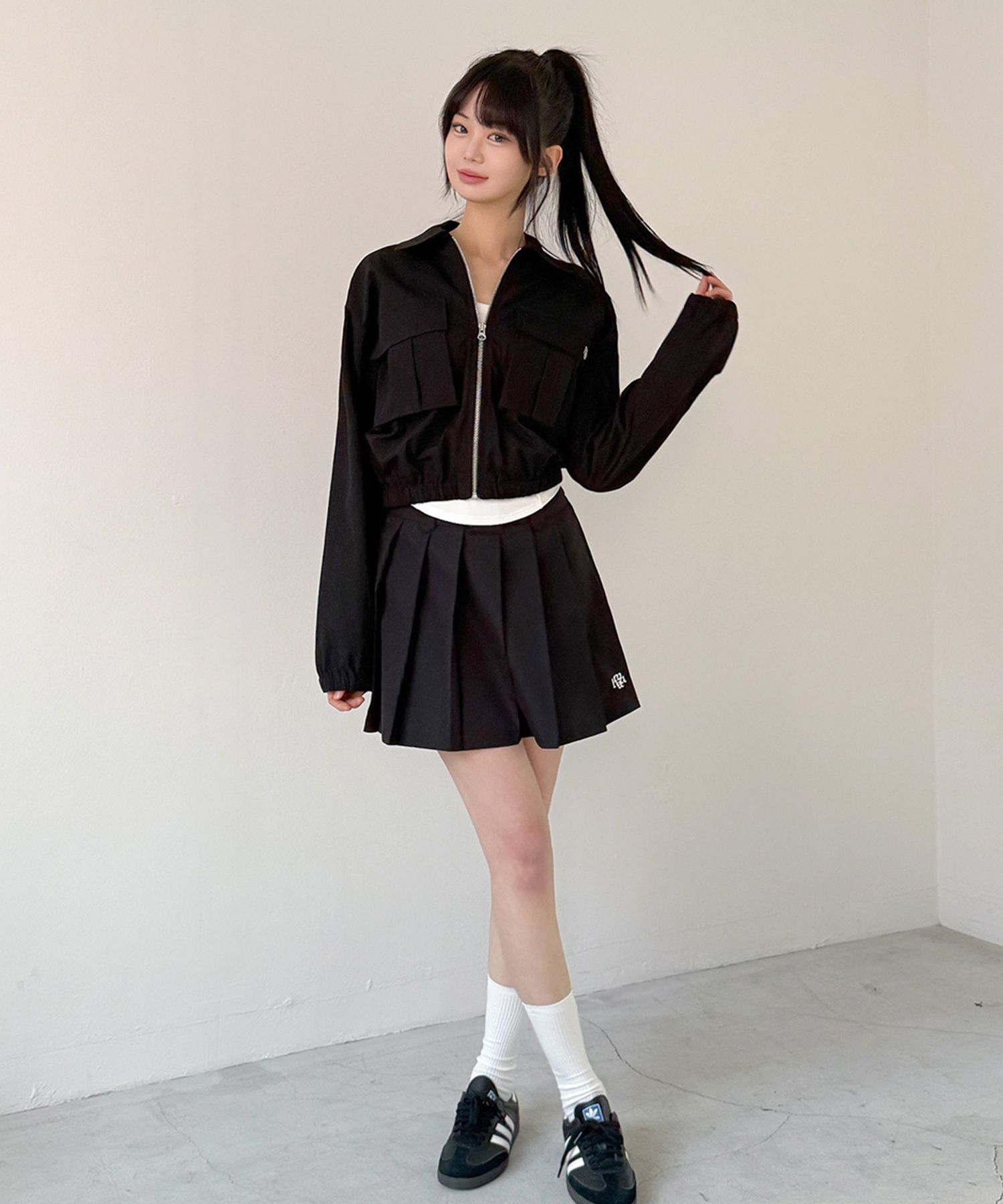 アウターその他 MUAHMUAH LOGO TWO POCKET BANDING CROP JACKET MUSINSA | MUAHMUAH Logo Two Pocket Banding Crop Jacket [Beige]