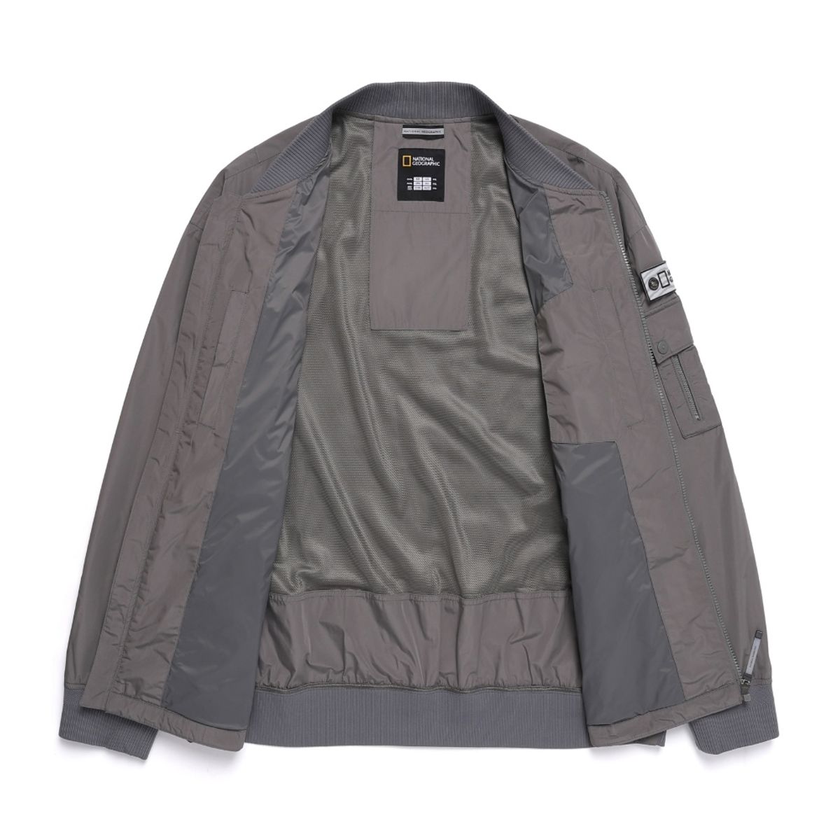 내셔널지오그래픽(NATIONALGEOGRAPHIC) N251MJP140 NRN 로우머스 항공 점퍼 STONE GREY